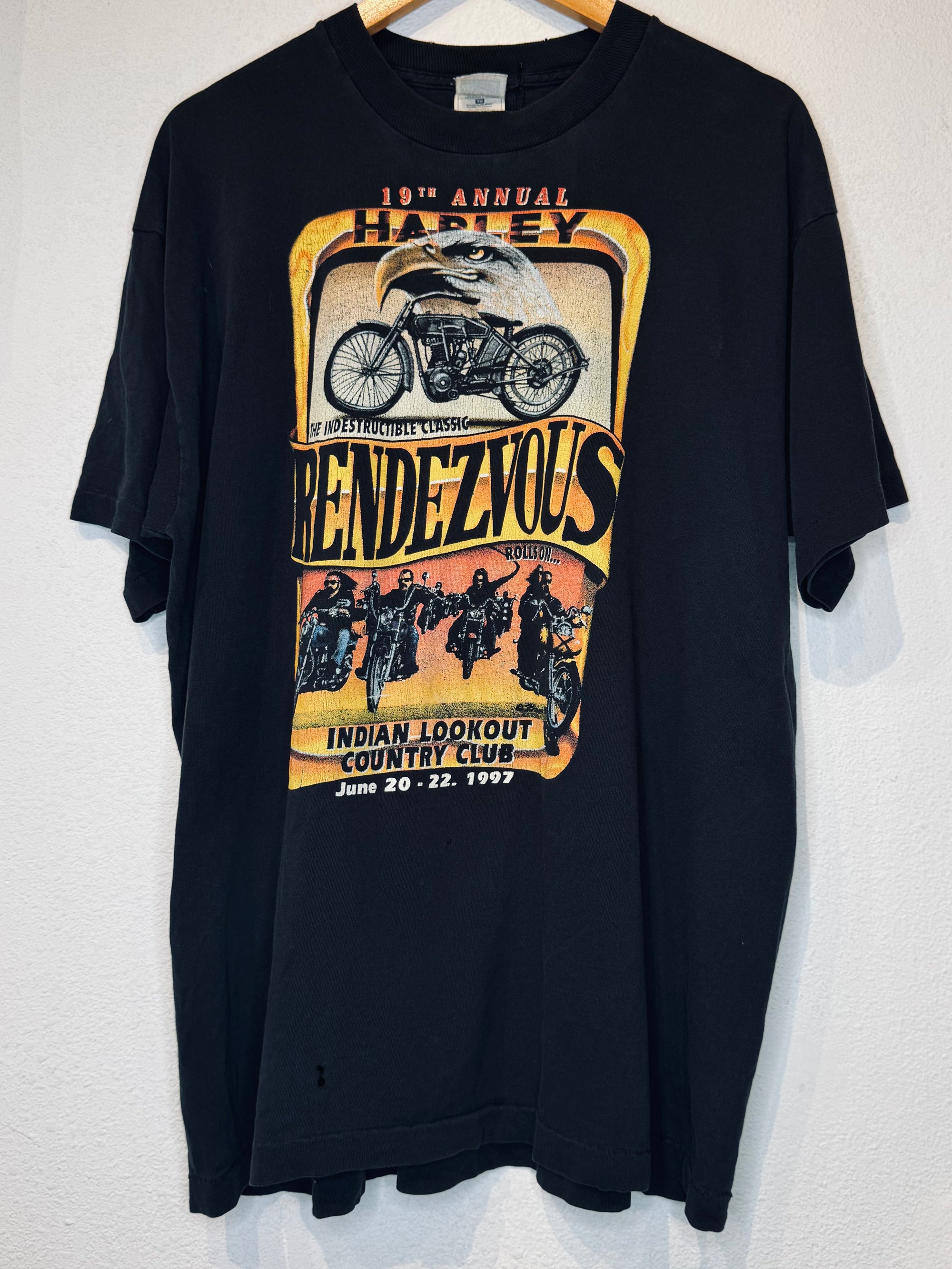 Rendezvous Harley Vintage Tee