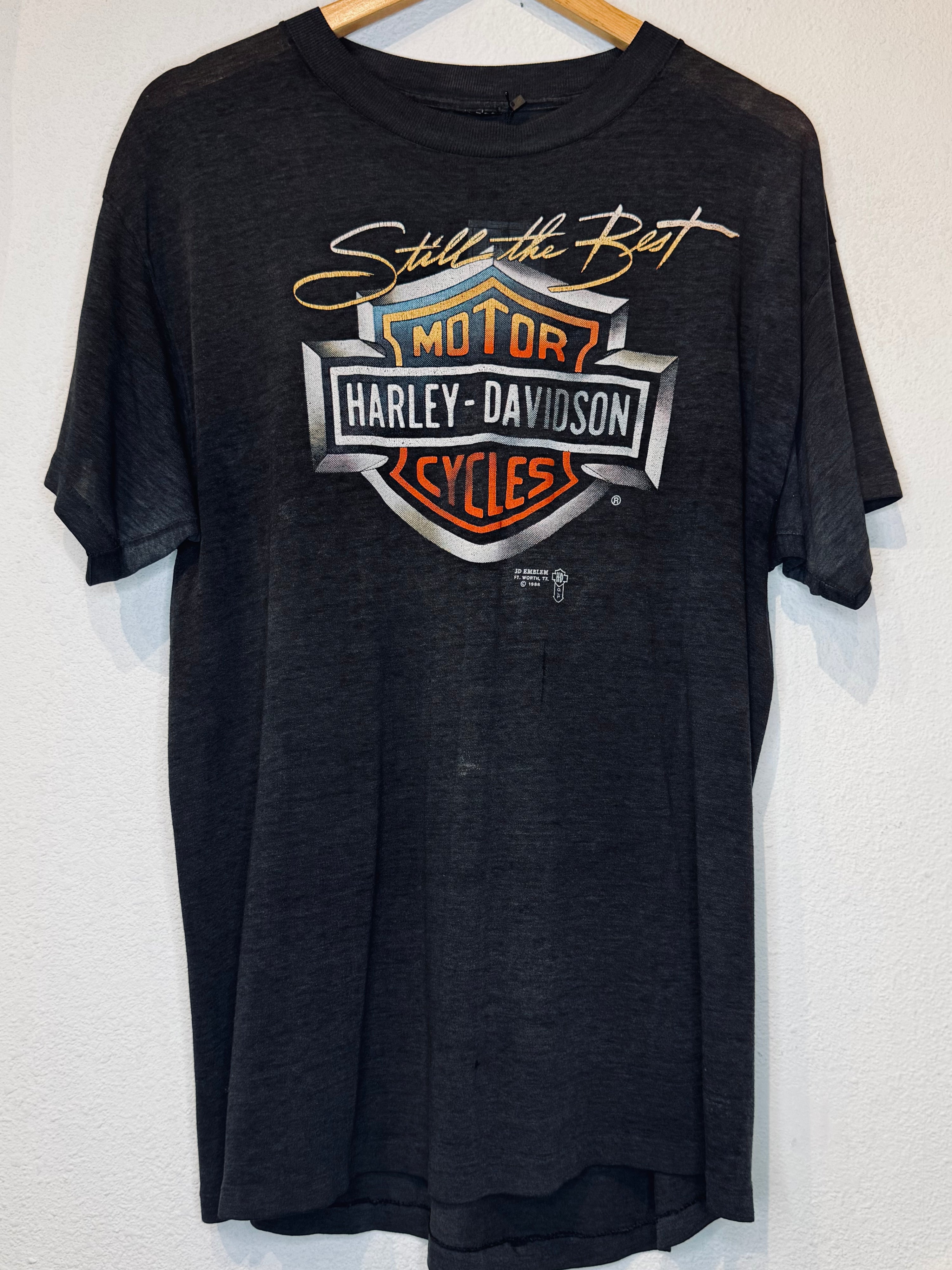 Still the Best '88 3D Emblem Harley Vintage Tee
