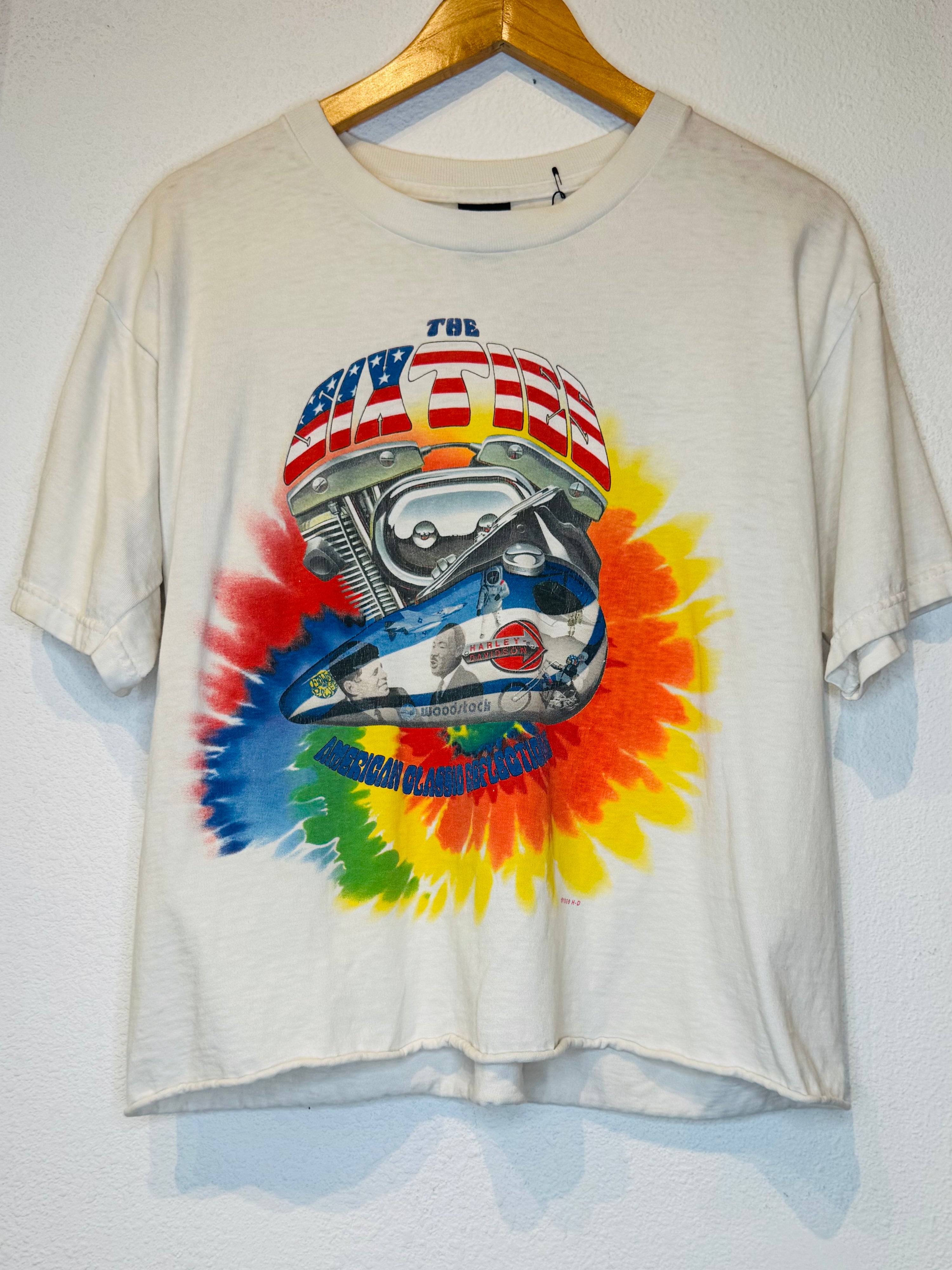 Sixties Harley Vintage Crop Tee