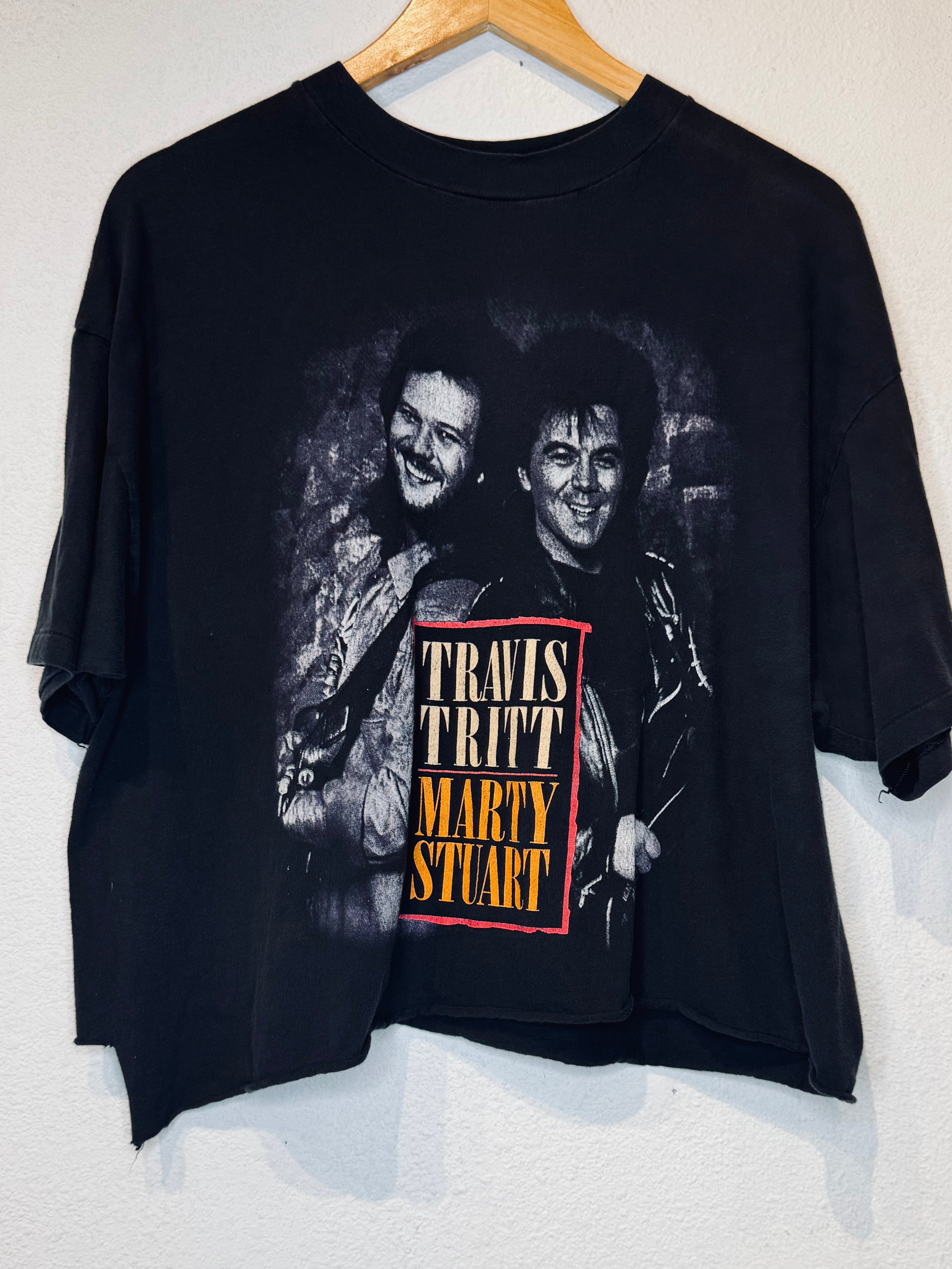 Travis Tritt Marty Stuart Vintage Crop Tee