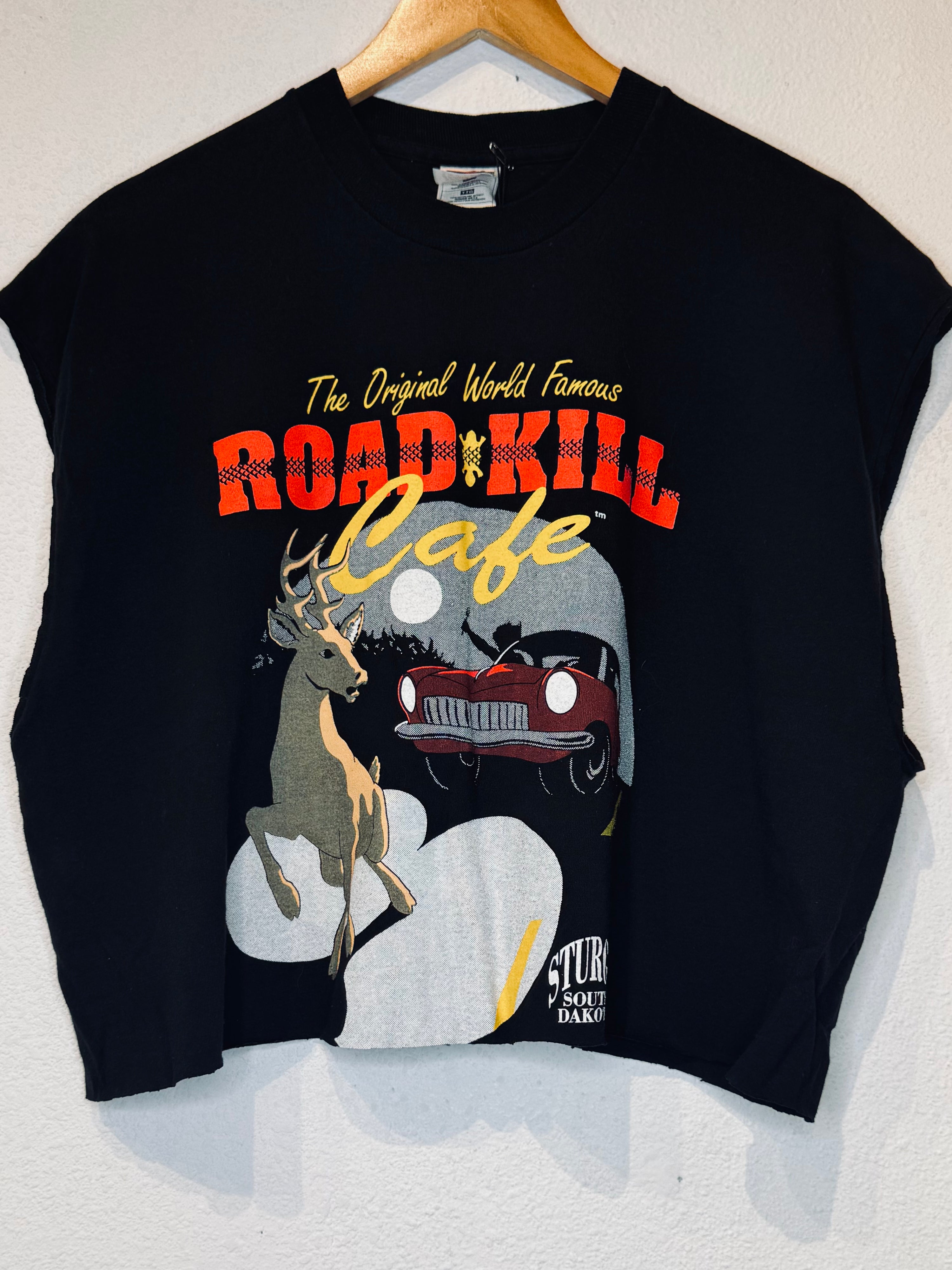 Road Kill Cafe Vintage Crop Tank