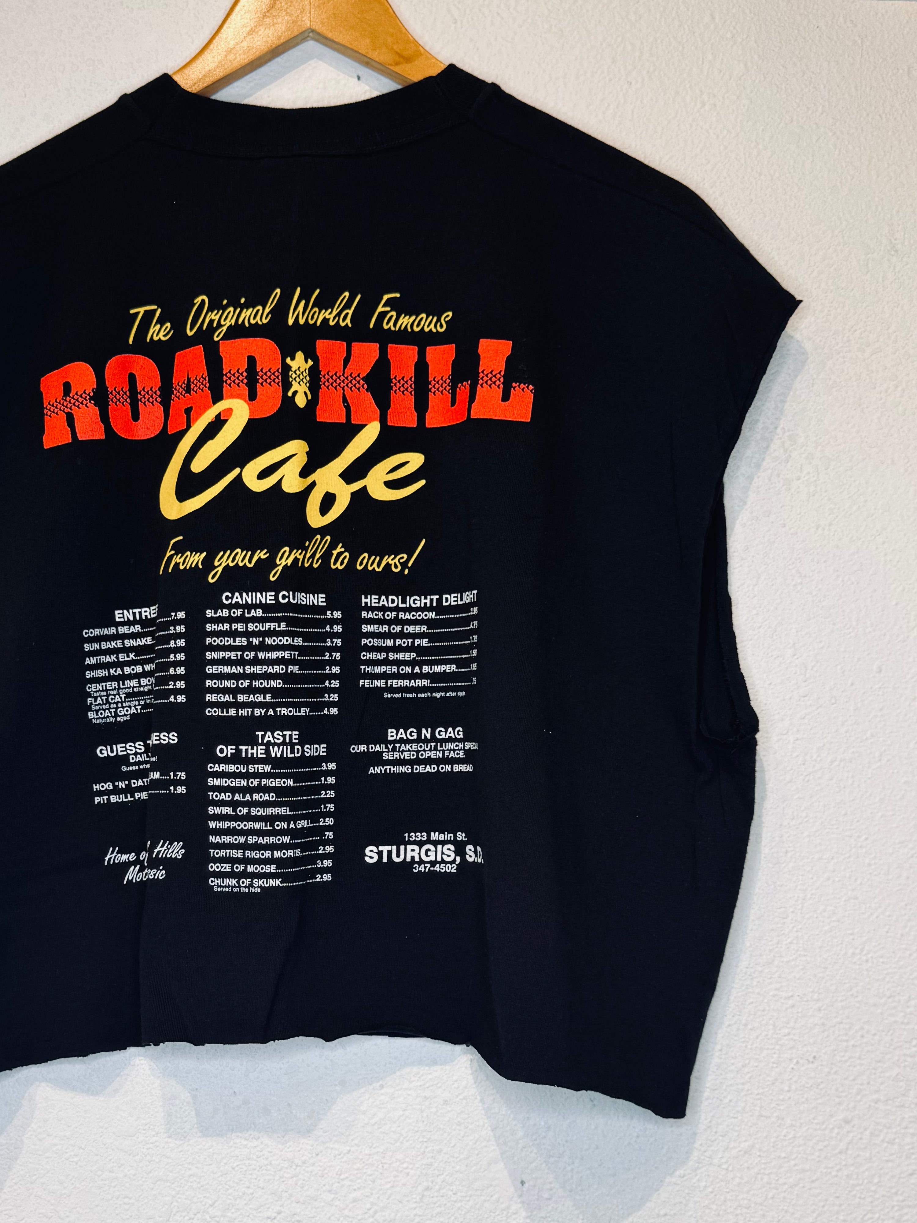 Road Kill Cafe Vintage Crop Tank