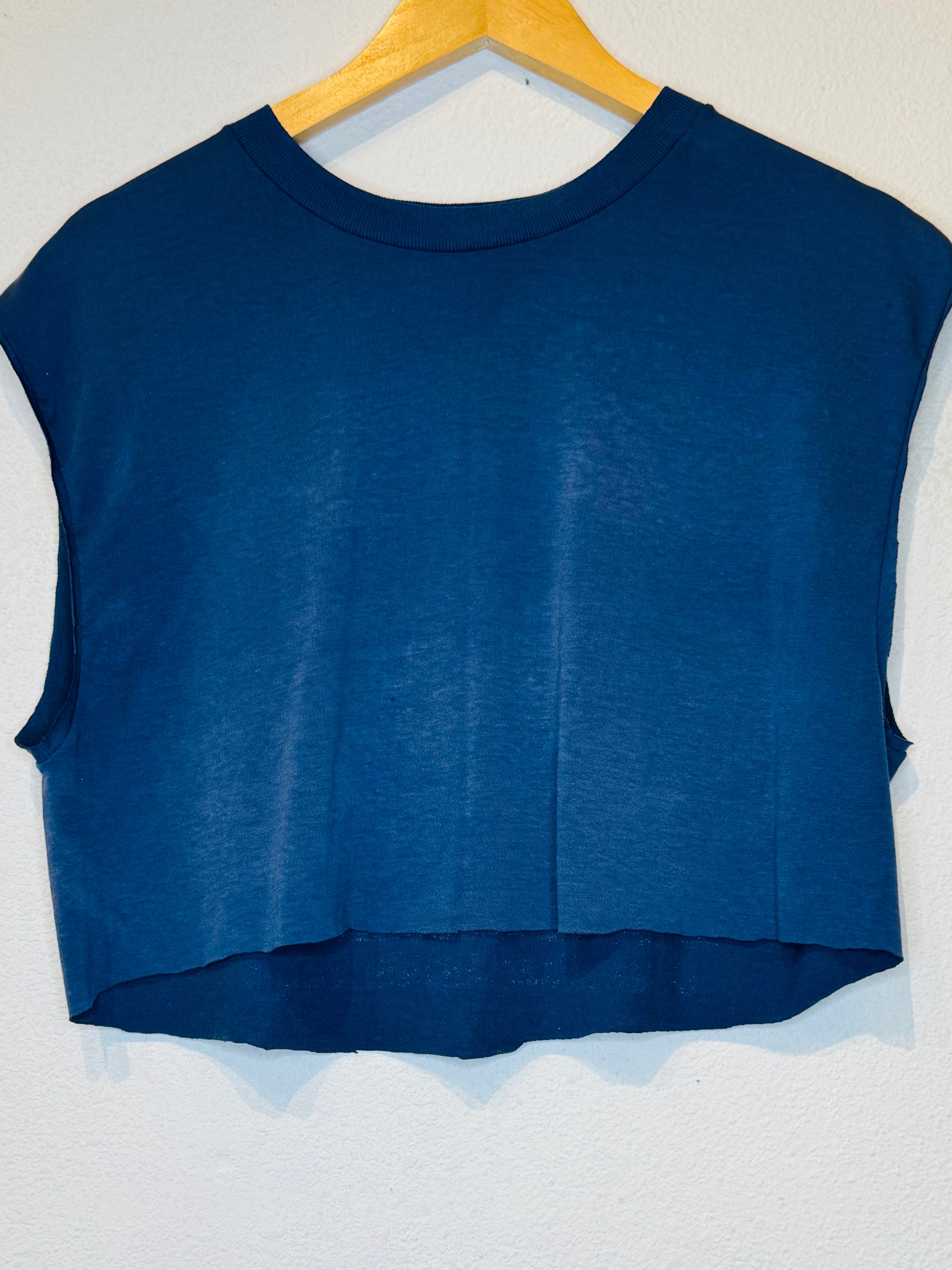 Camel Vintage Crop Tank