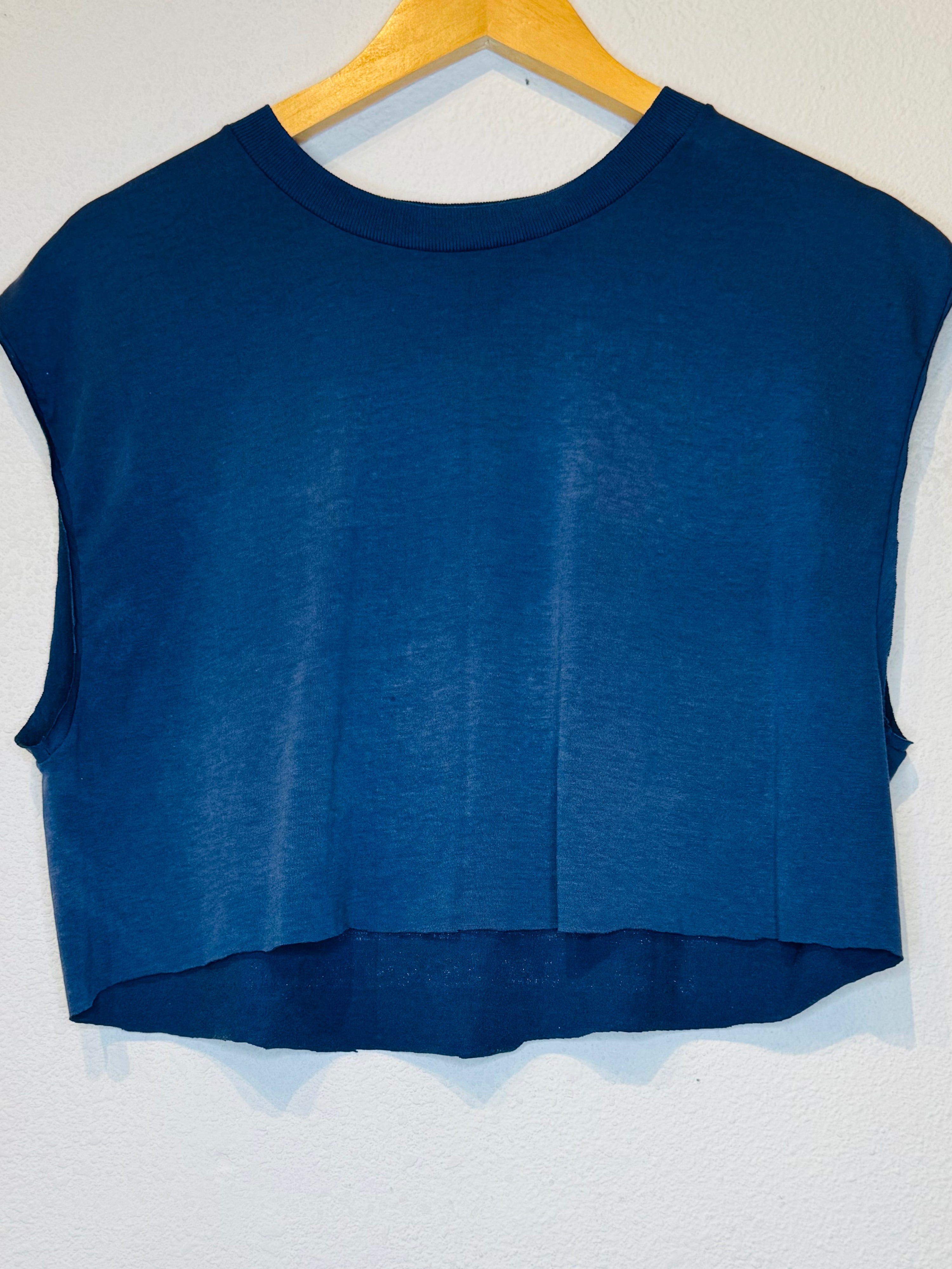 Camel Vintage Crop Tank