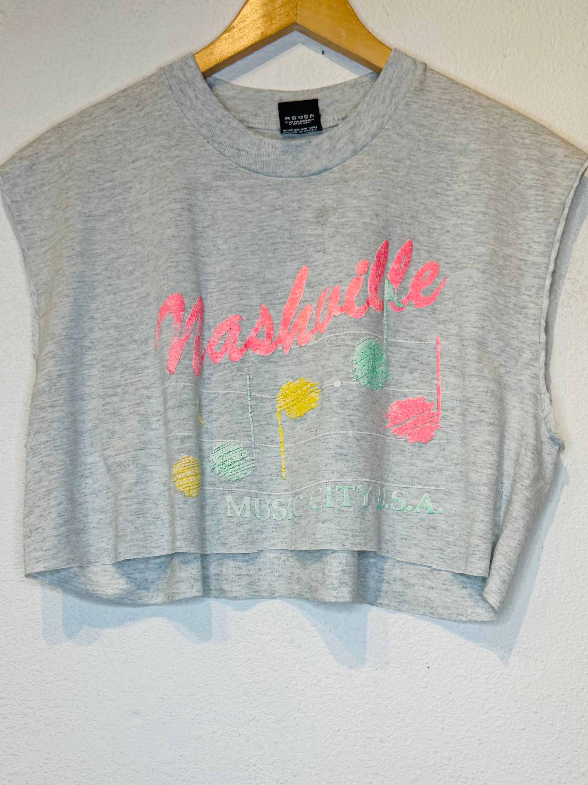 Nashville Vintage Crop Tank