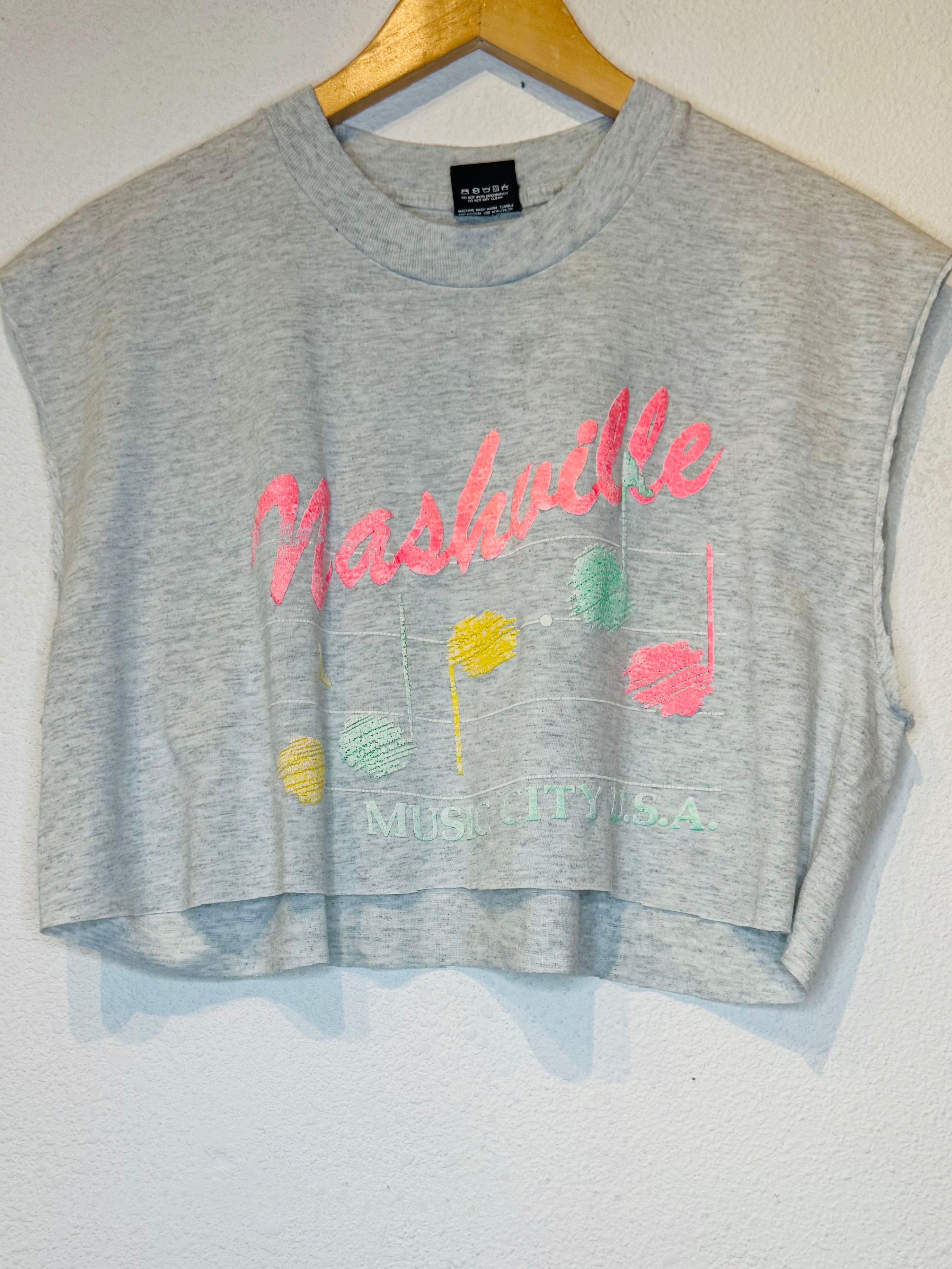 Nashville Vintage Crop Tank