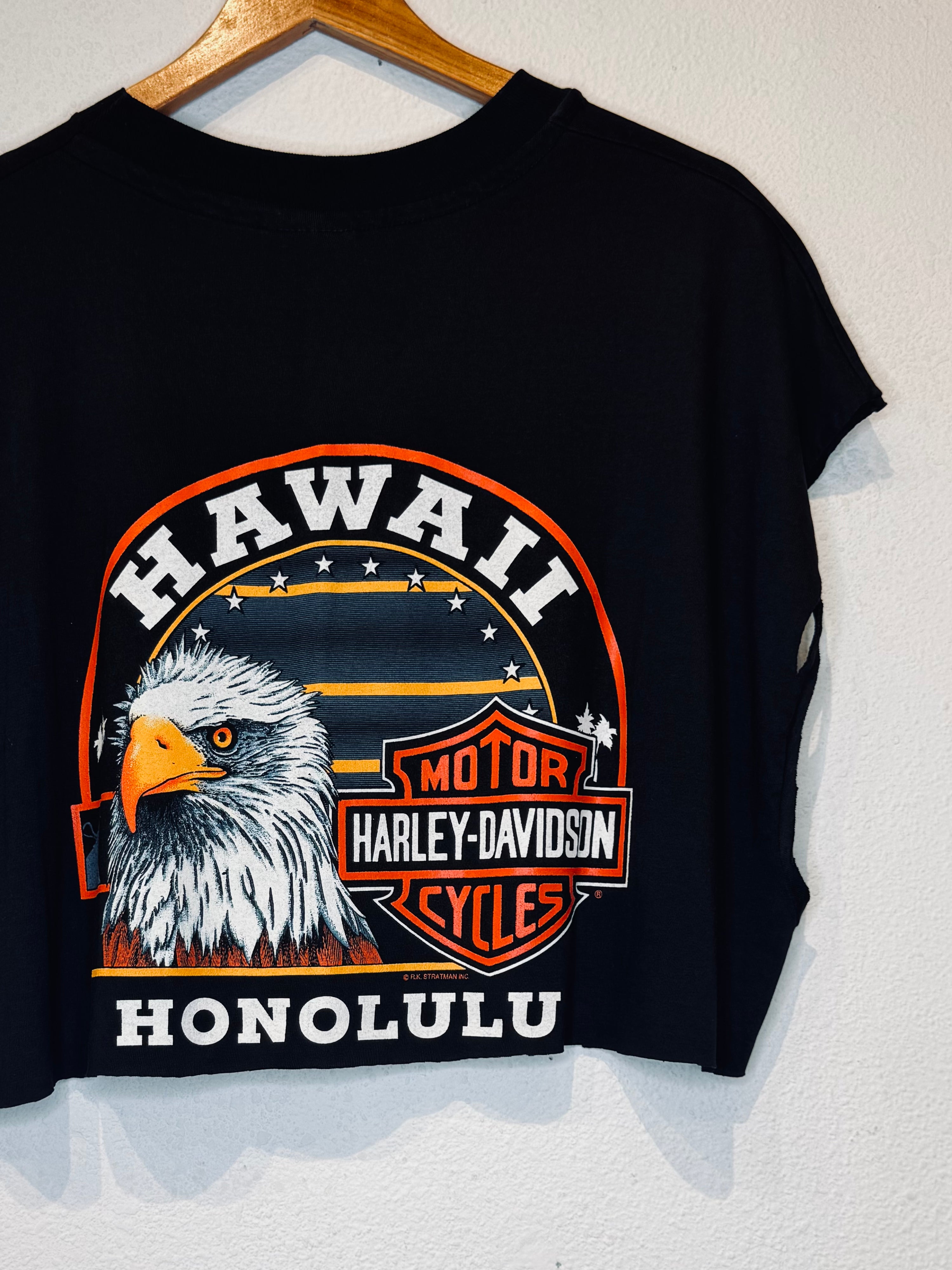 Hawaii Harley Vintage Crop Tank
