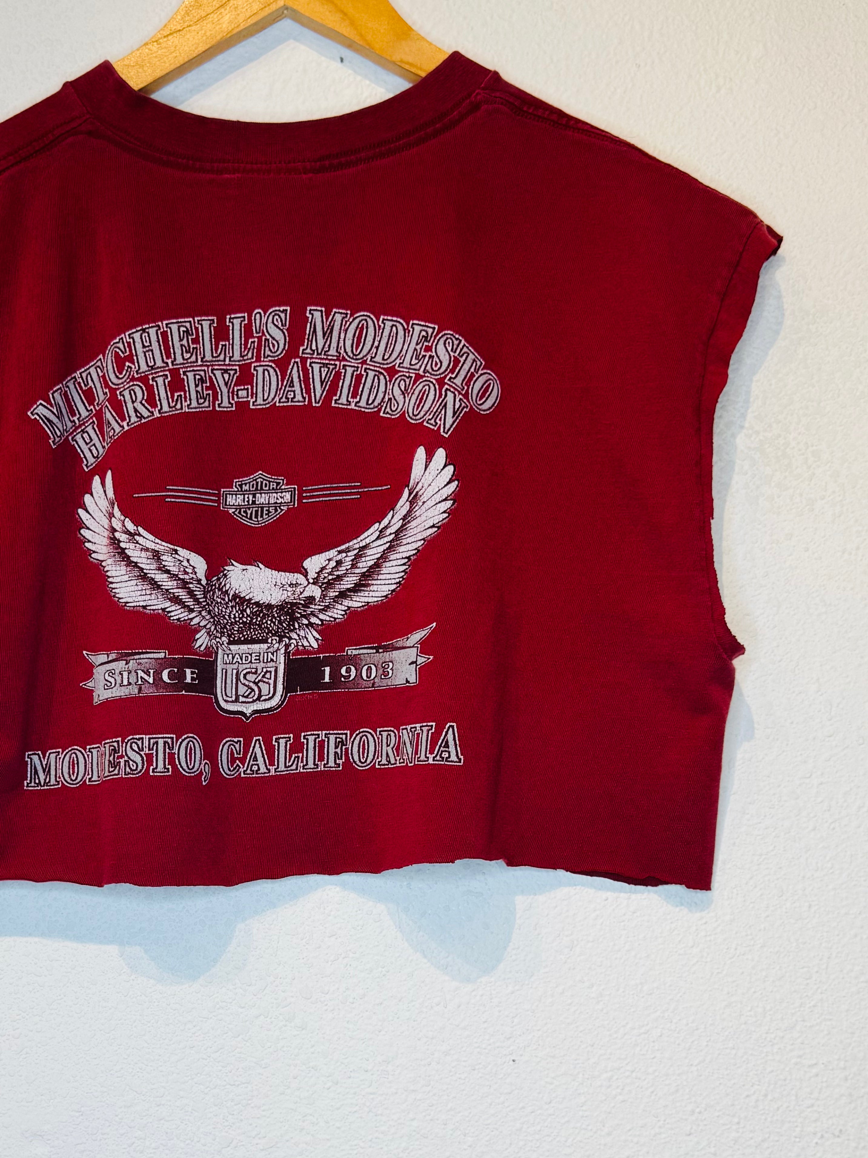 Modesto Harley Vintage Crop Tank
