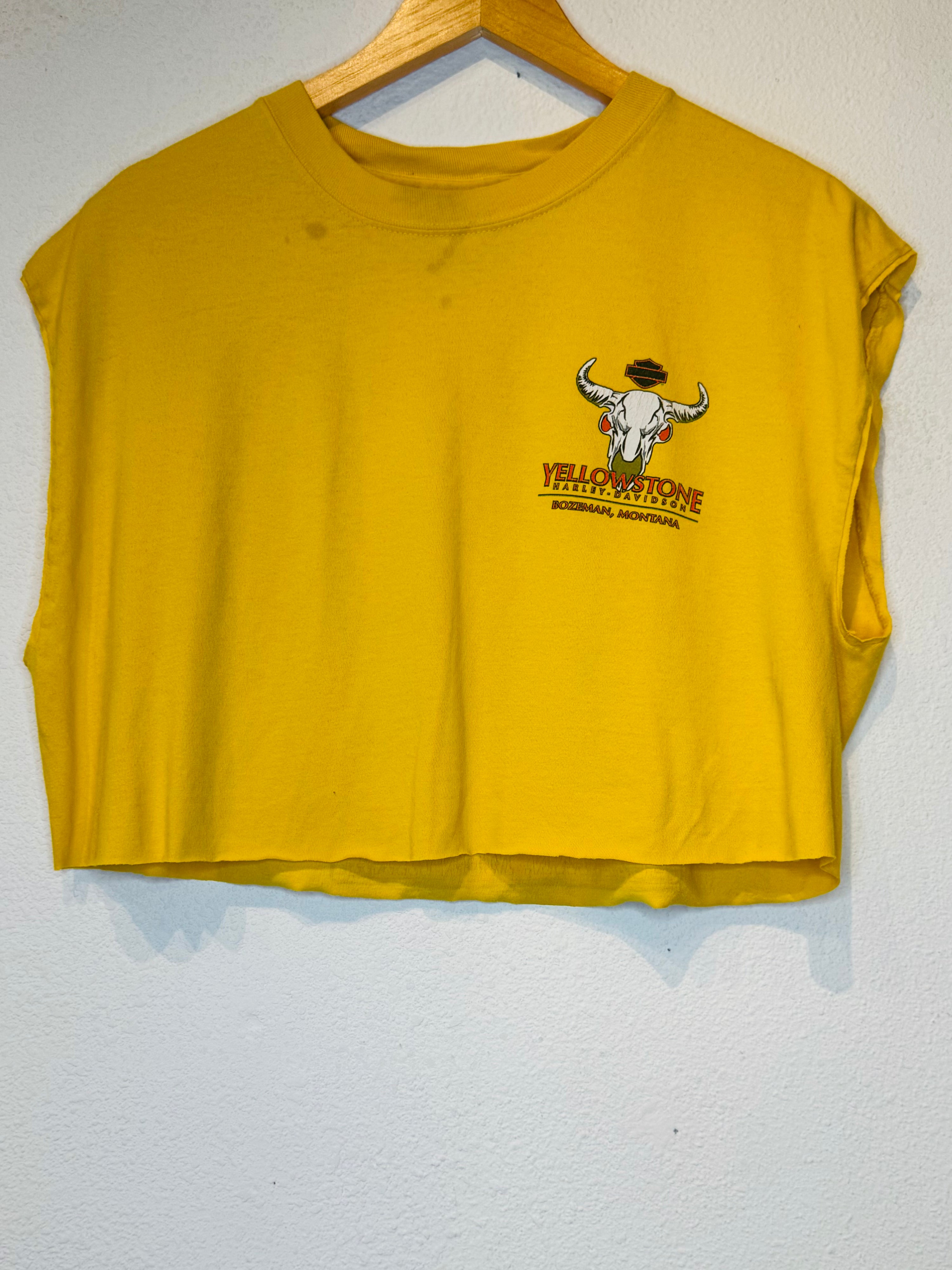 Yellowstone Harley Vintage Crop Tank