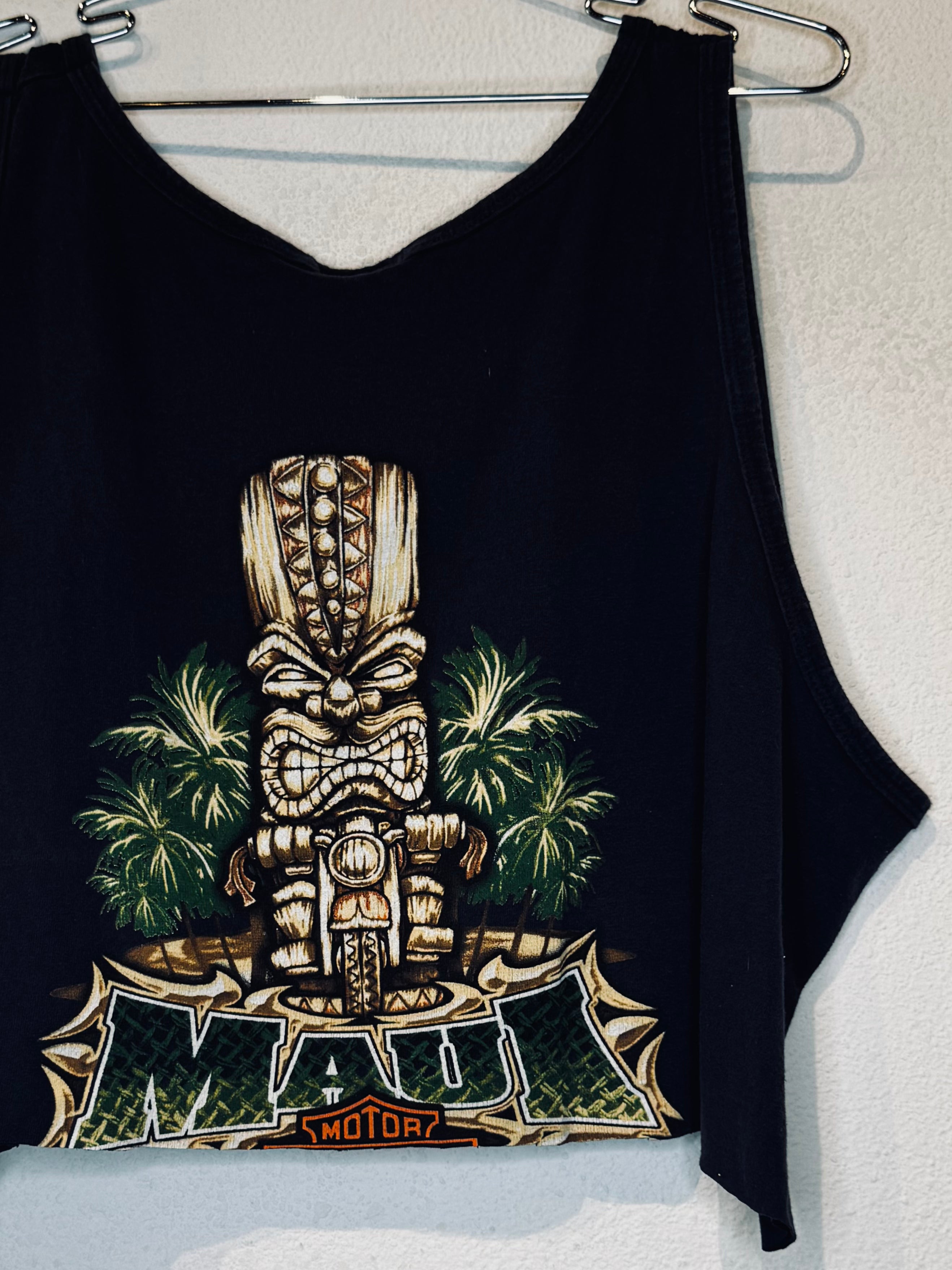 Maui Harley Vintage Crop Tank