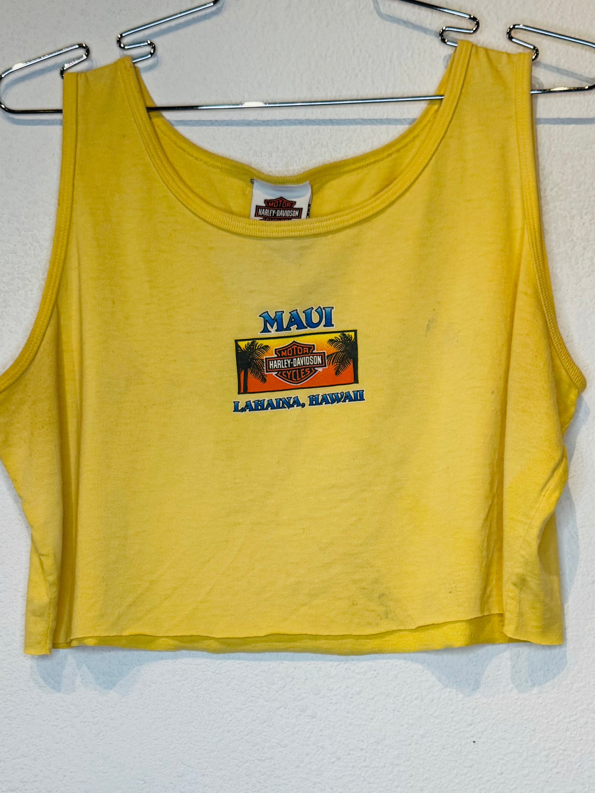 Maui Harley Vintage Crop Tank