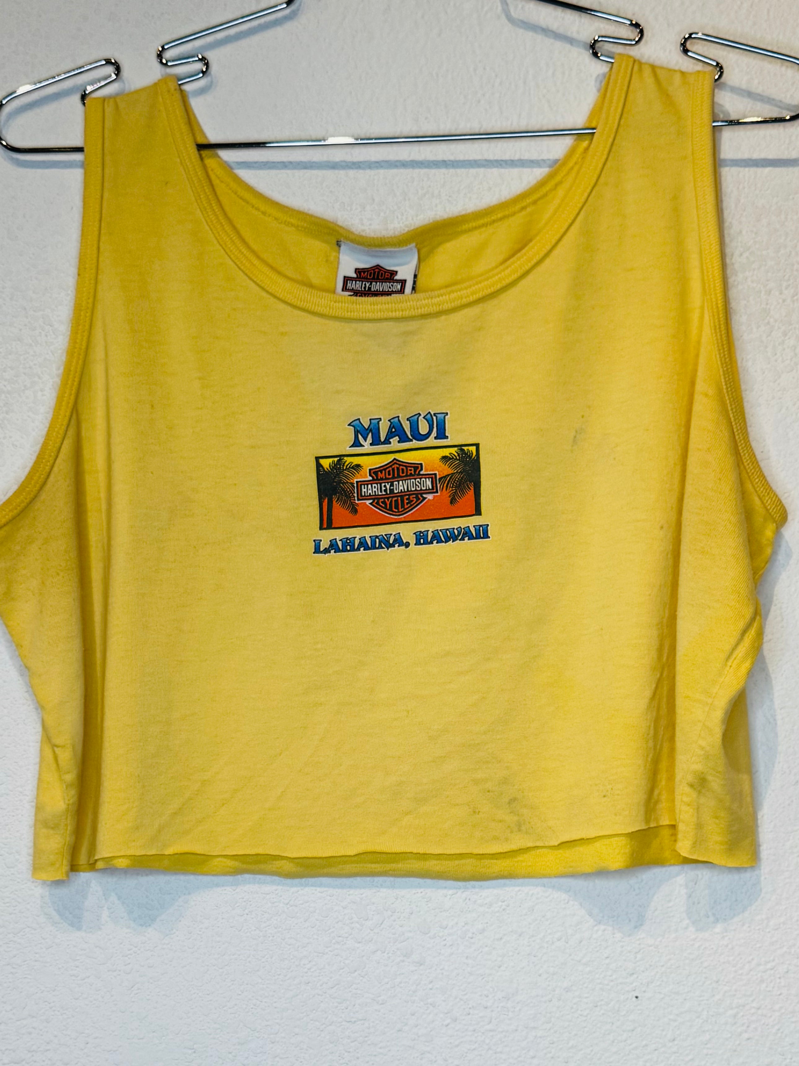 Maui Harley Vintage Crop Tank
