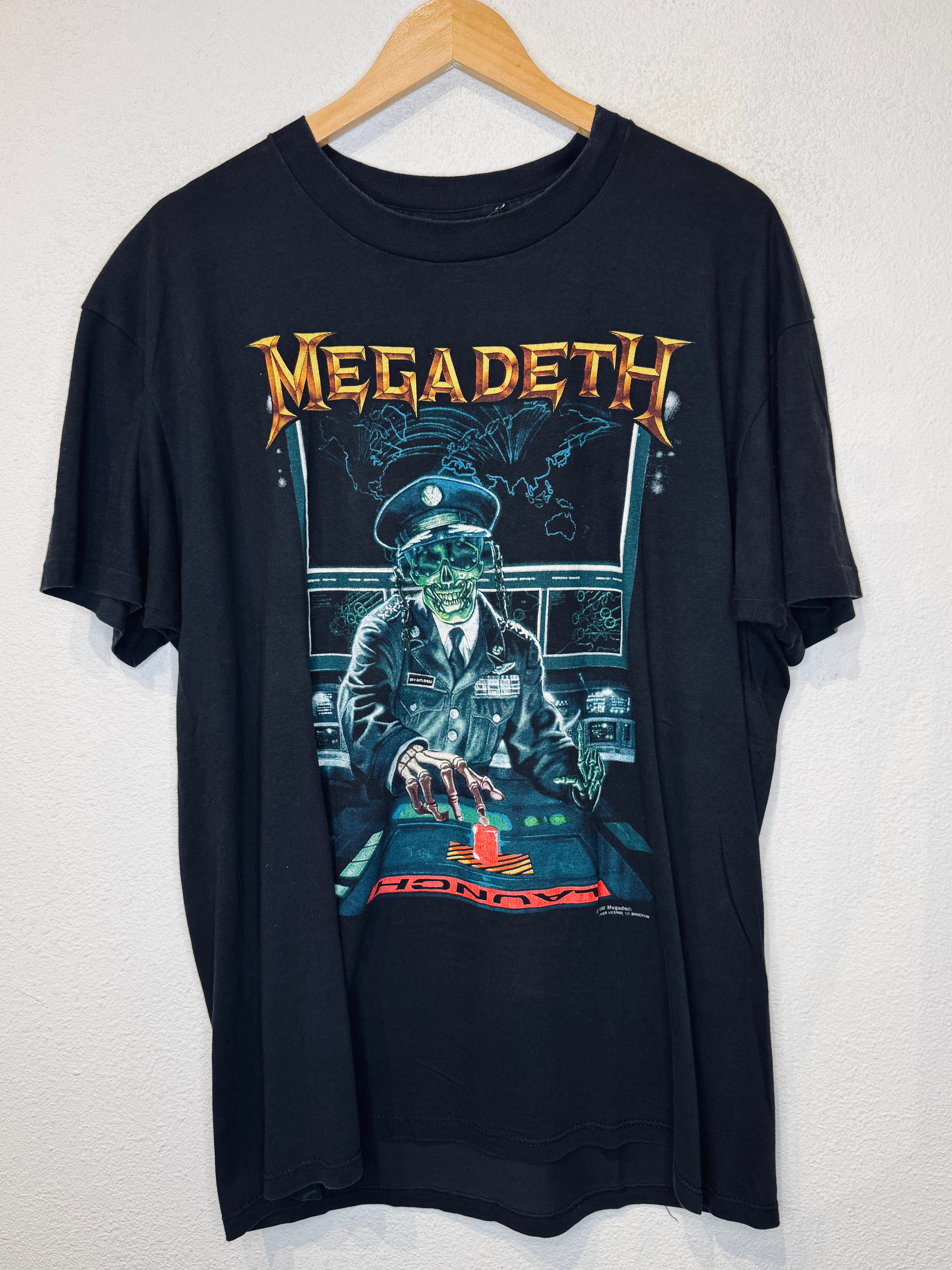 Megadeath Launch '90 Vintage Tee