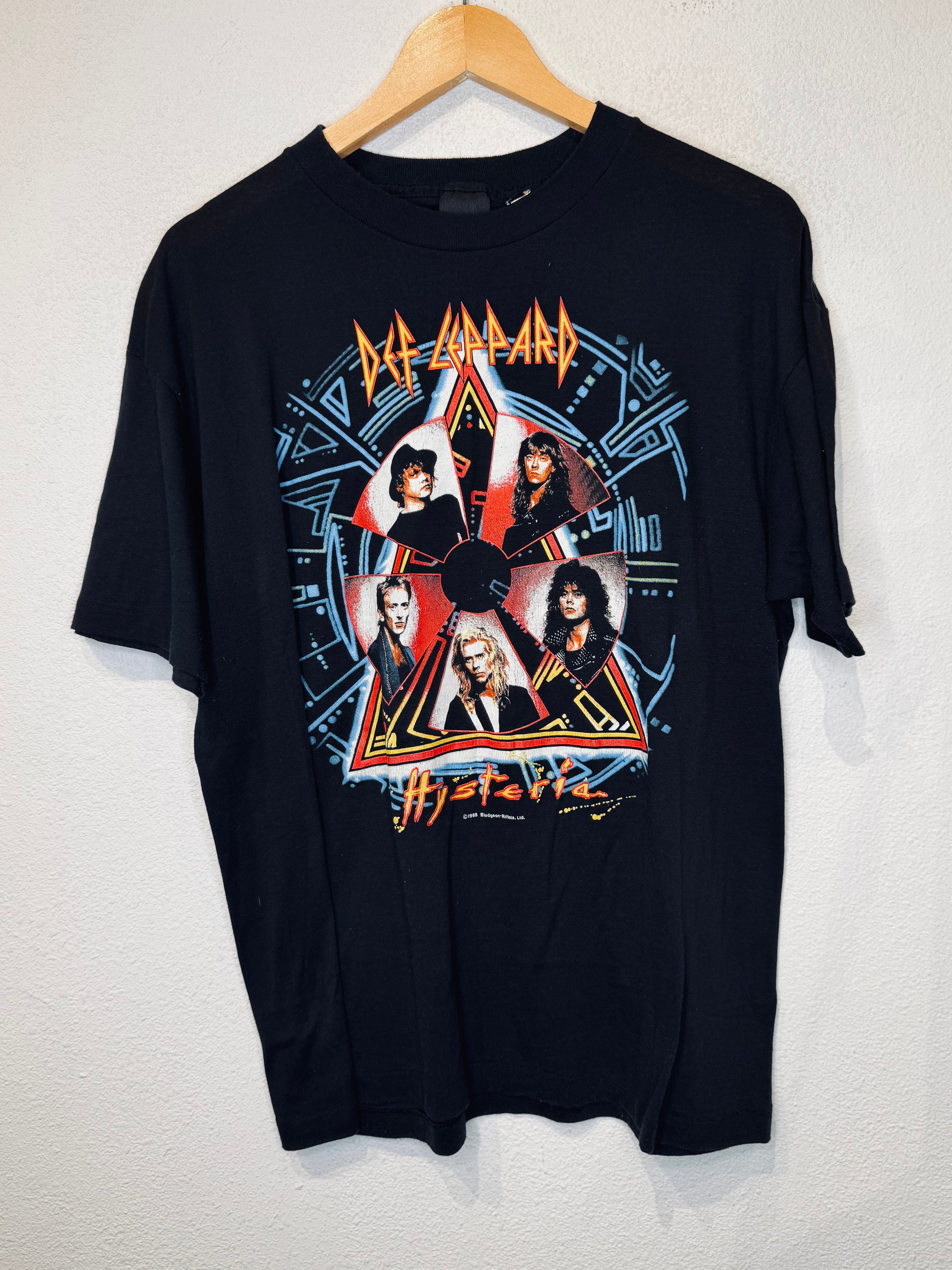 Def Leppard Hysteria Vintage Tee