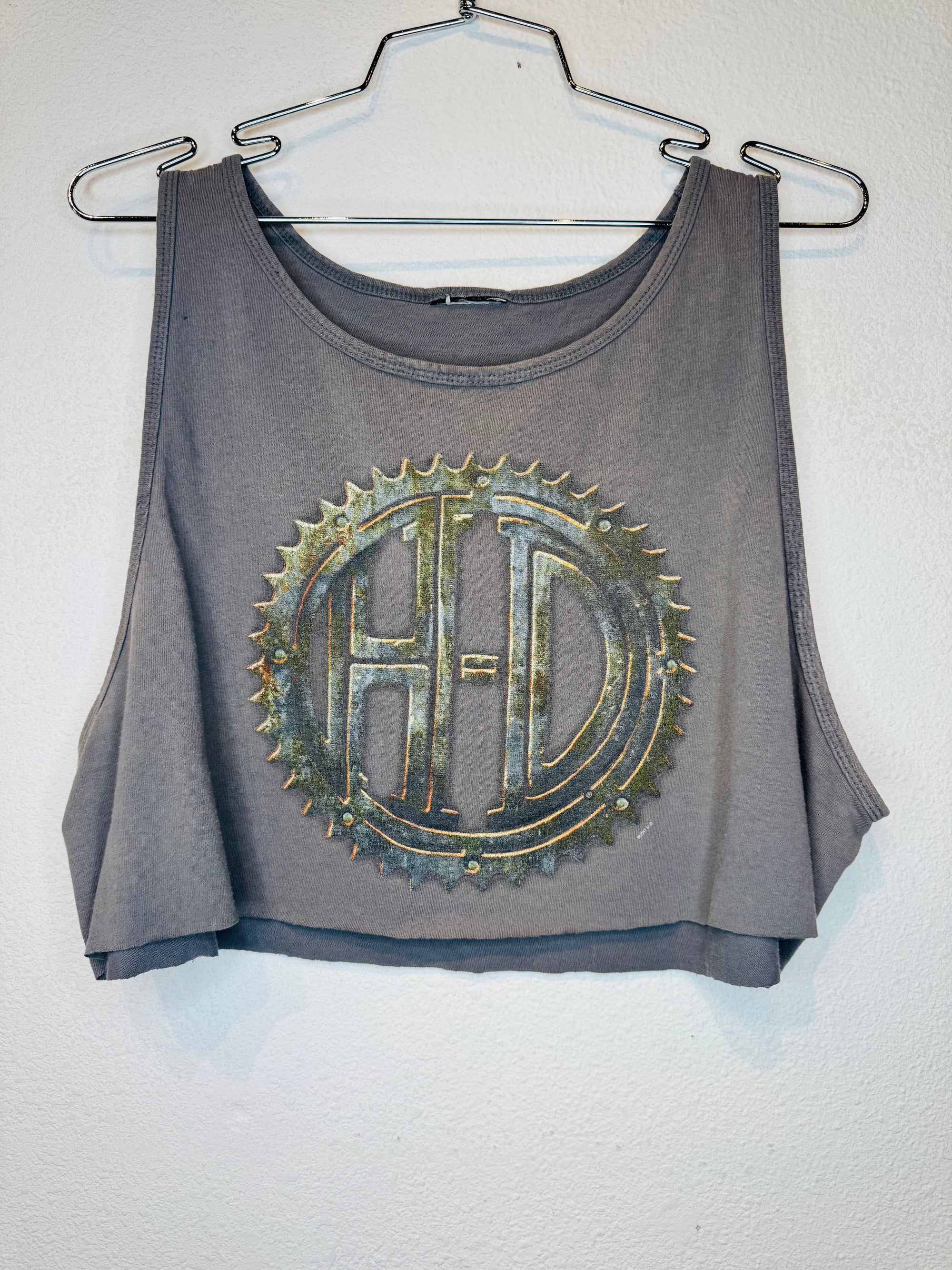 Sig Bends Harley Vintage Crop Tank