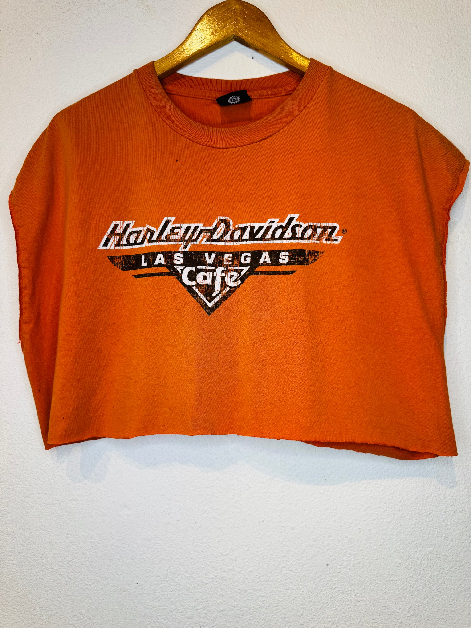 Cafe Harley Vintage Crop Tank