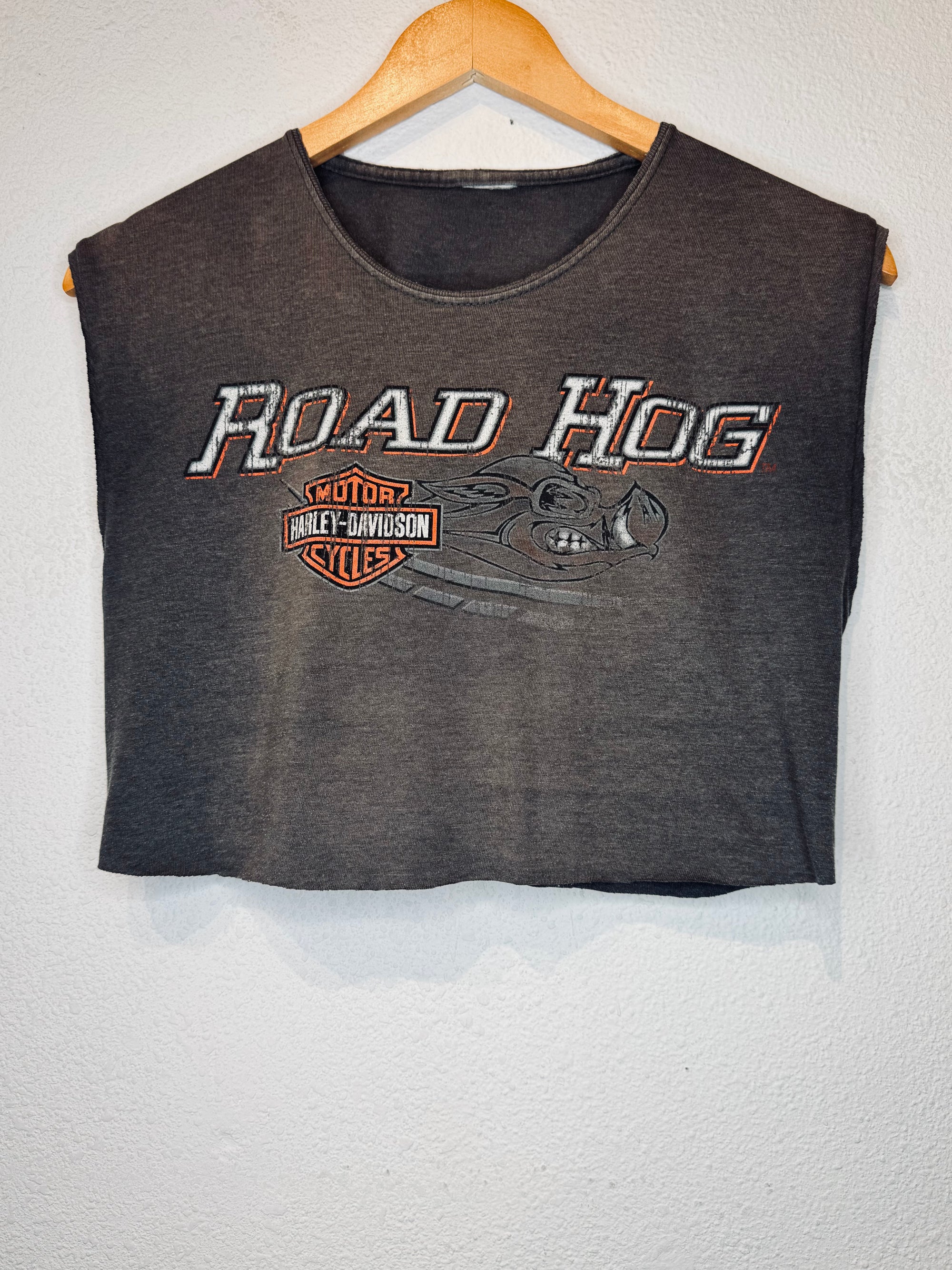 Road Hog Harley Vintage Crop Tank