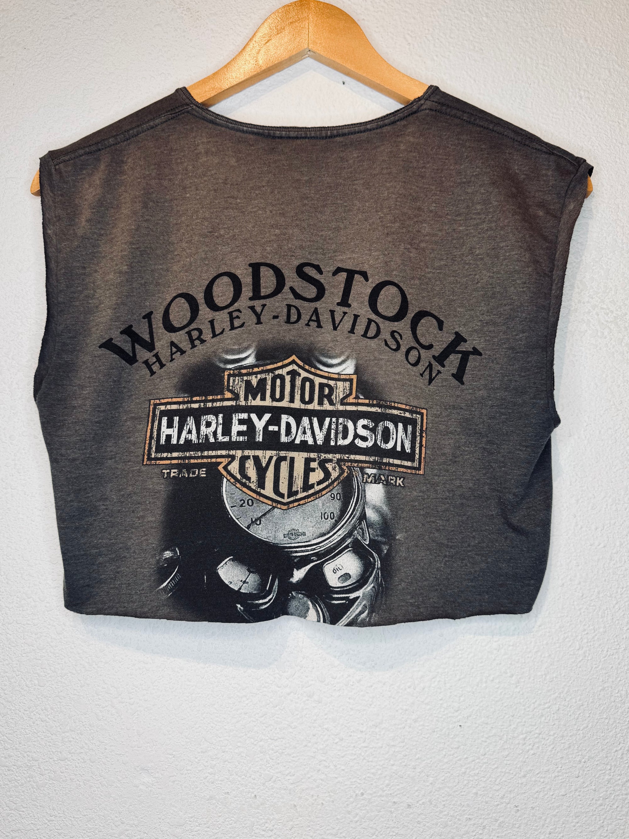 Road Hog Harley Vintage Crop Tank