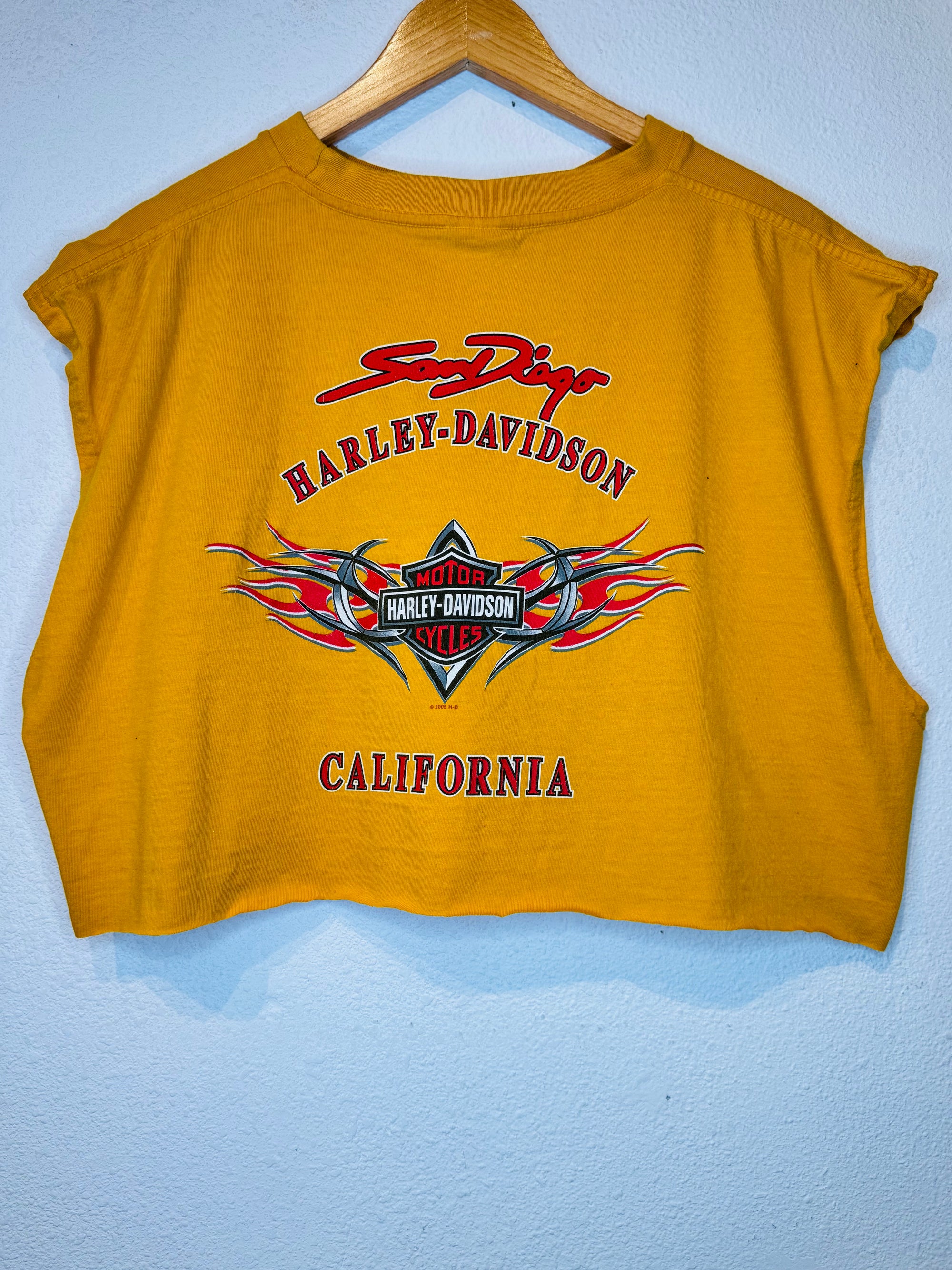 San Diego Harley Vintage Crop Tank