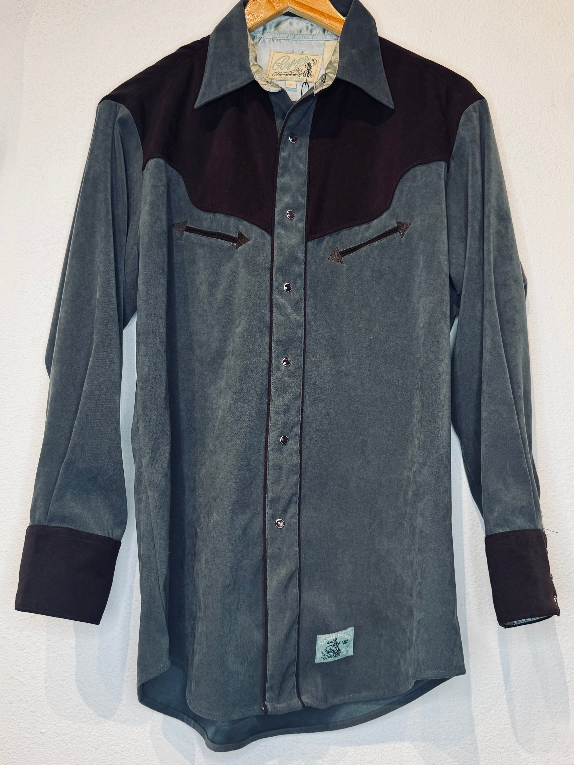 Roper Suede Vintage Pearl Snap
