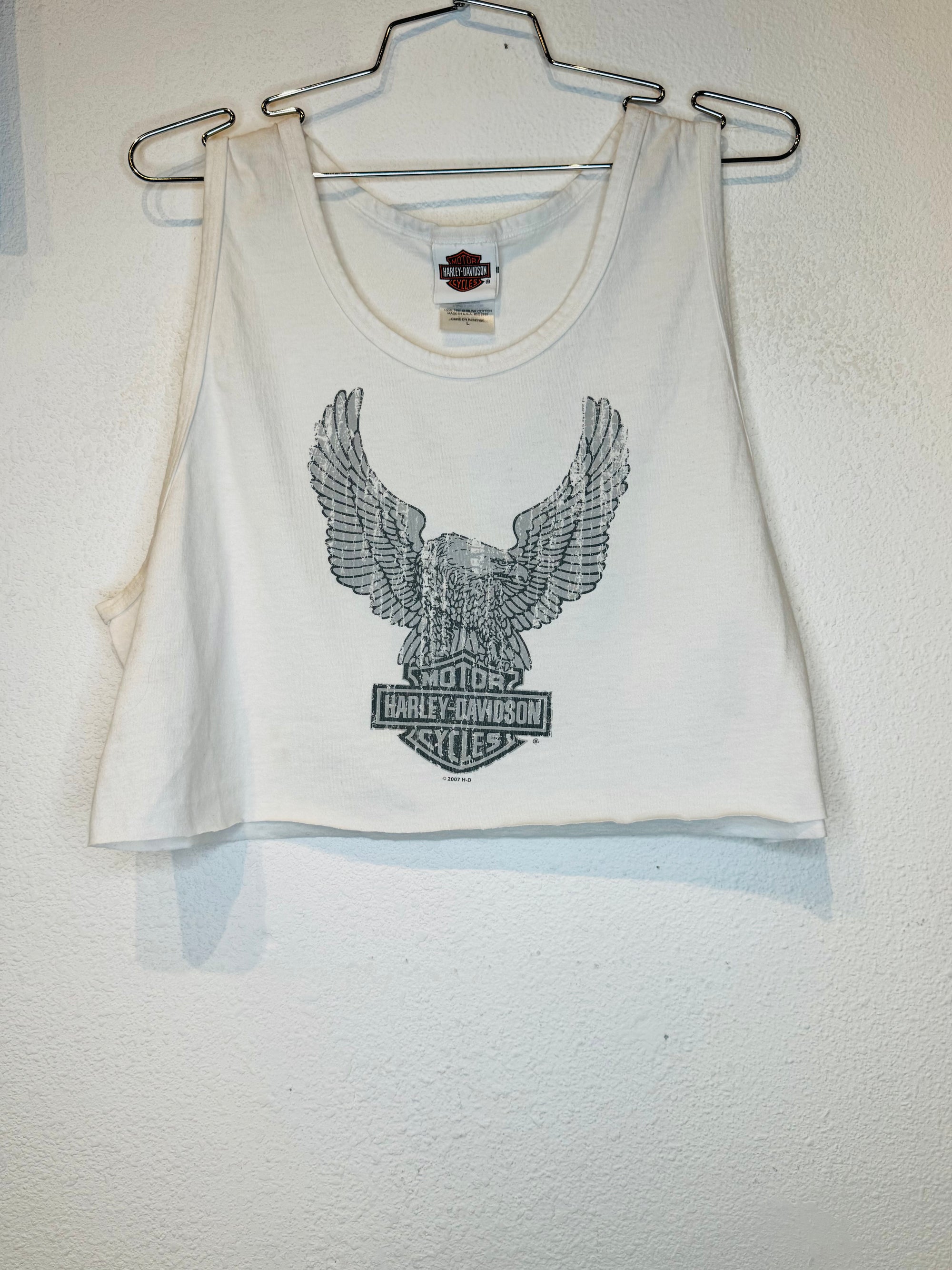 Virginia Beach Harley Vintage Crop Tank