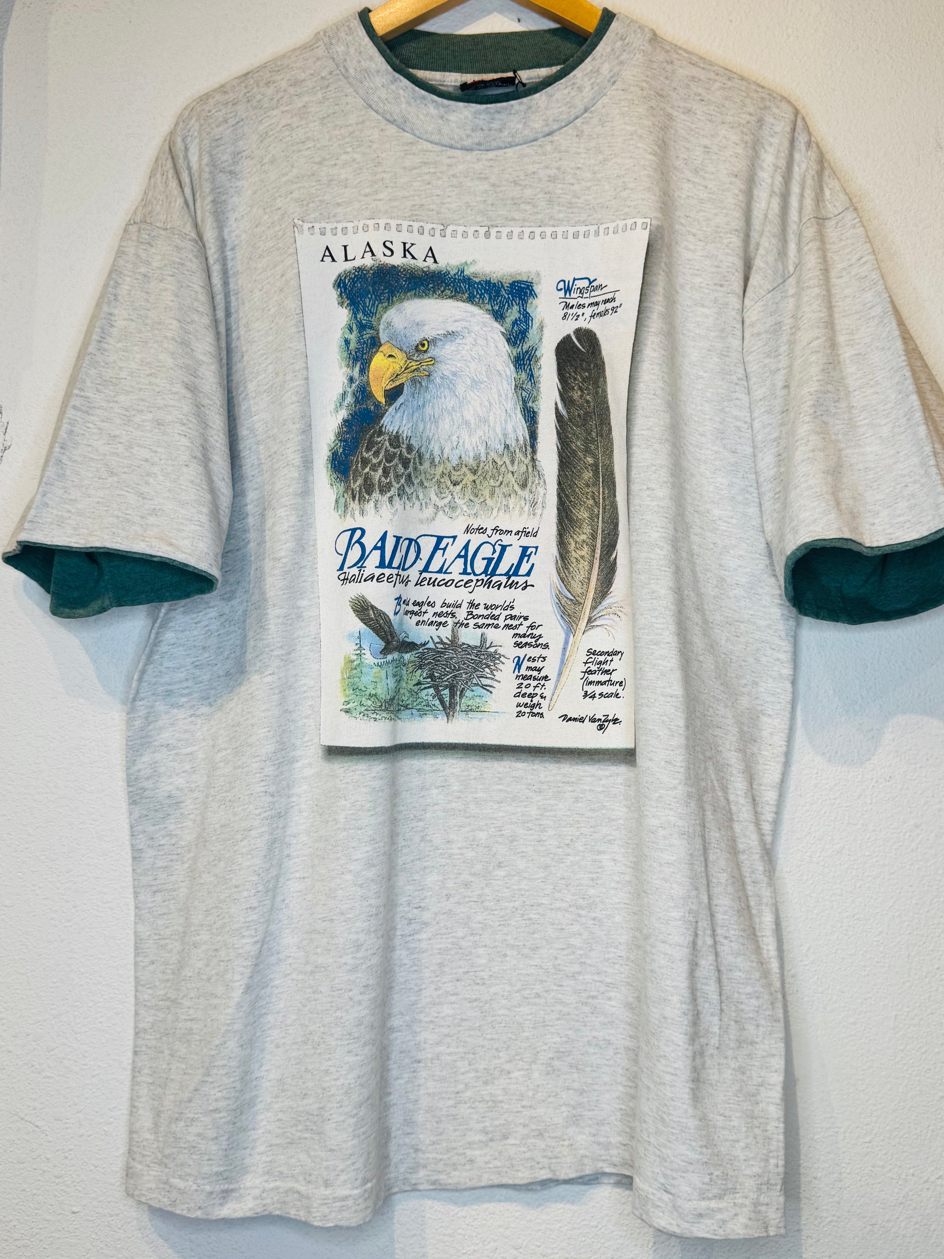 Alaska Bald Eagle Vintage Tee