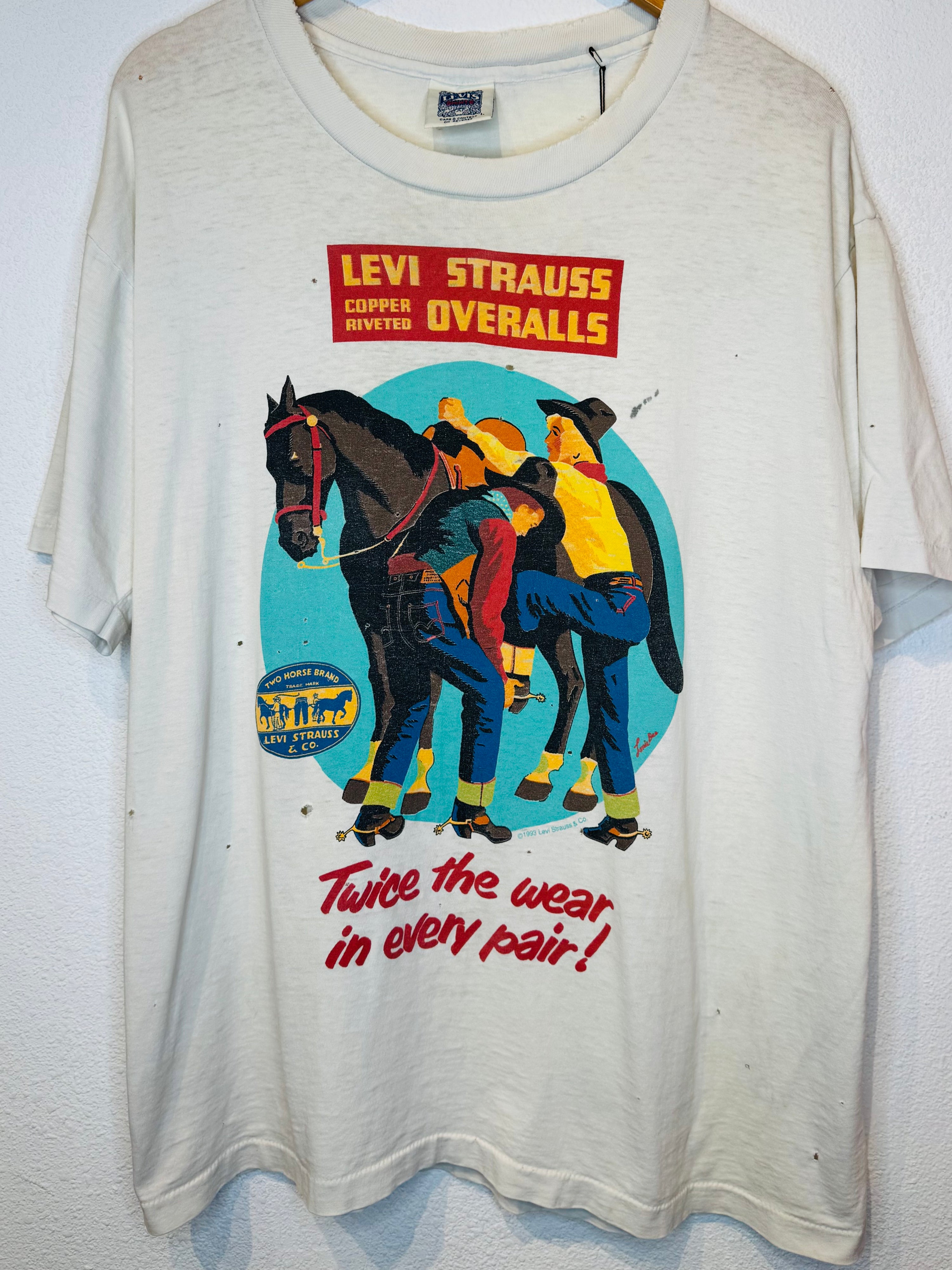 Levis Overalls Vintage Tee