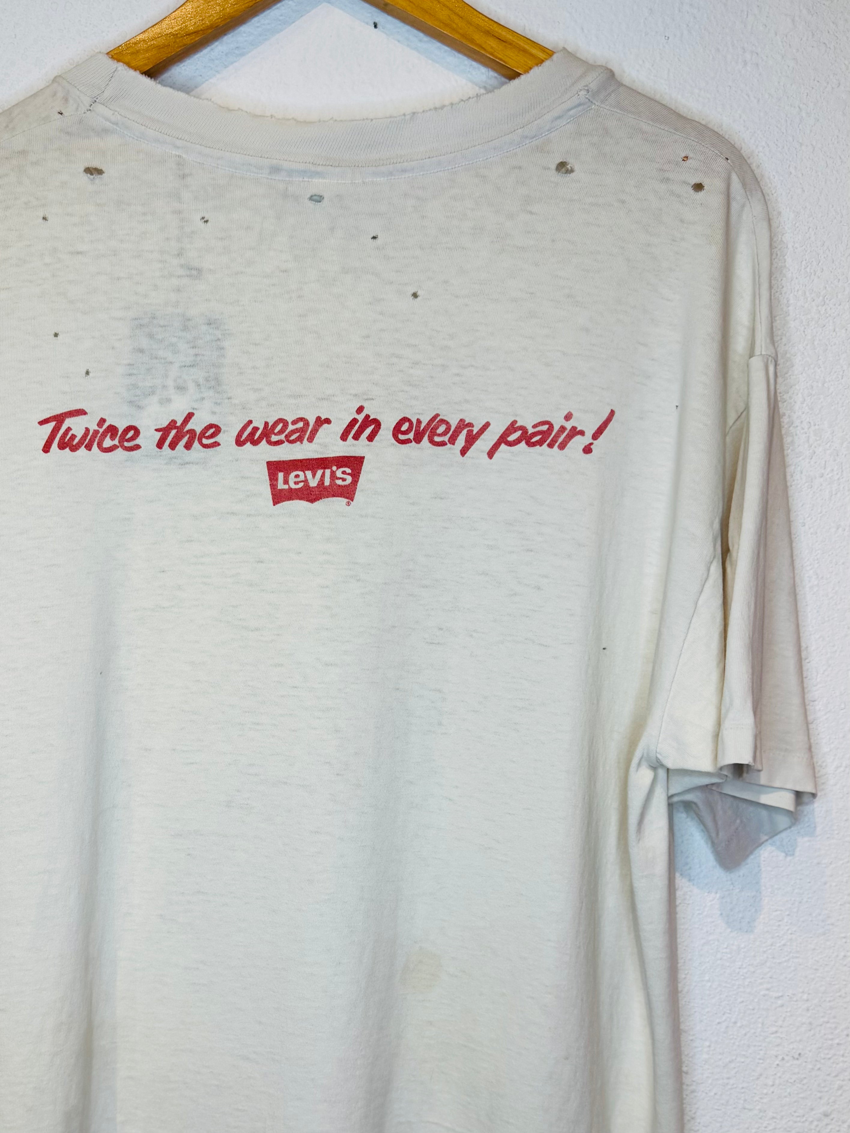 Levis Overalls Vintage Tee