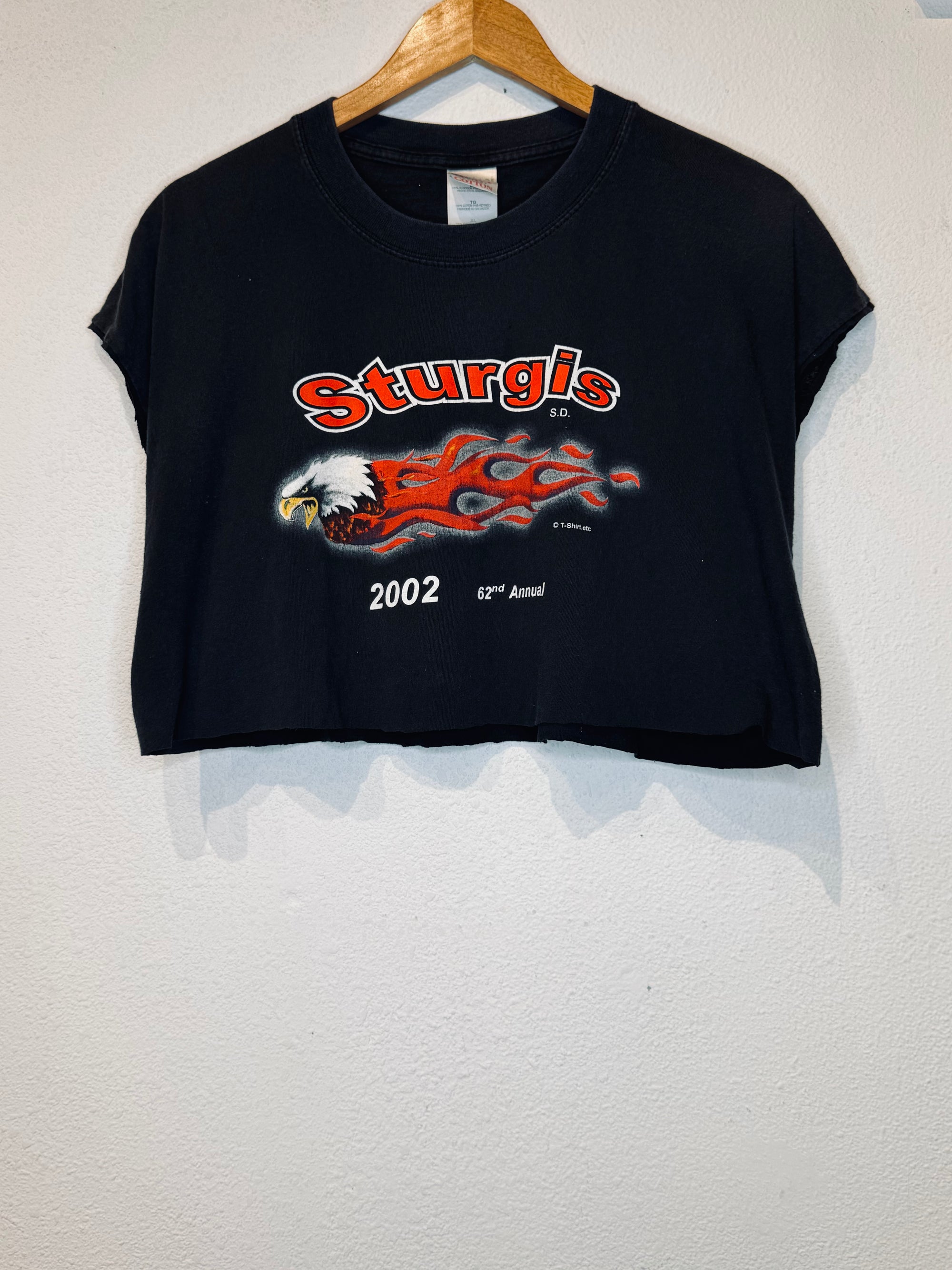 Sturgis '02 Vintage Crop Tank
