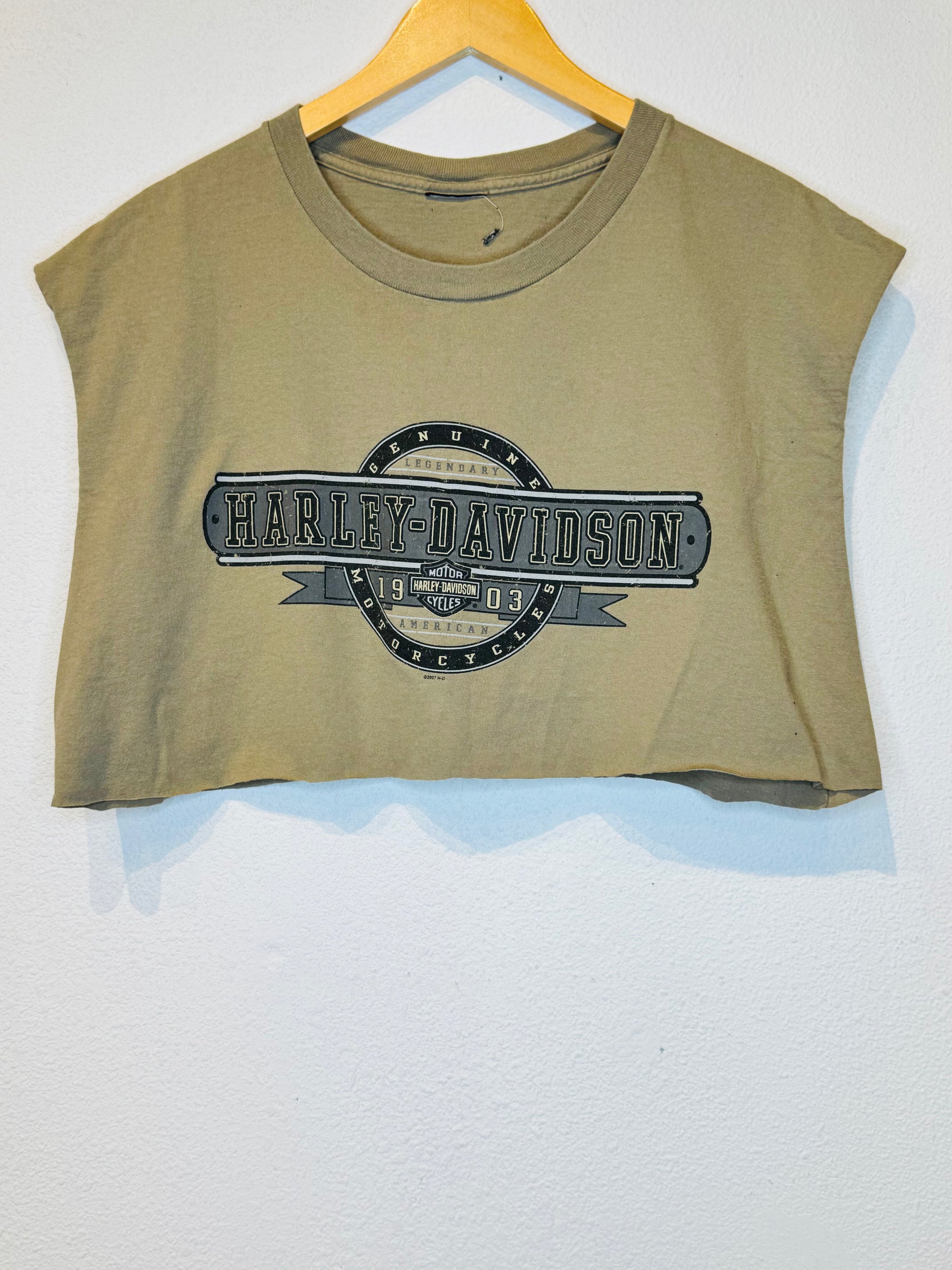 Quebec Harley Vintage Crop Tank