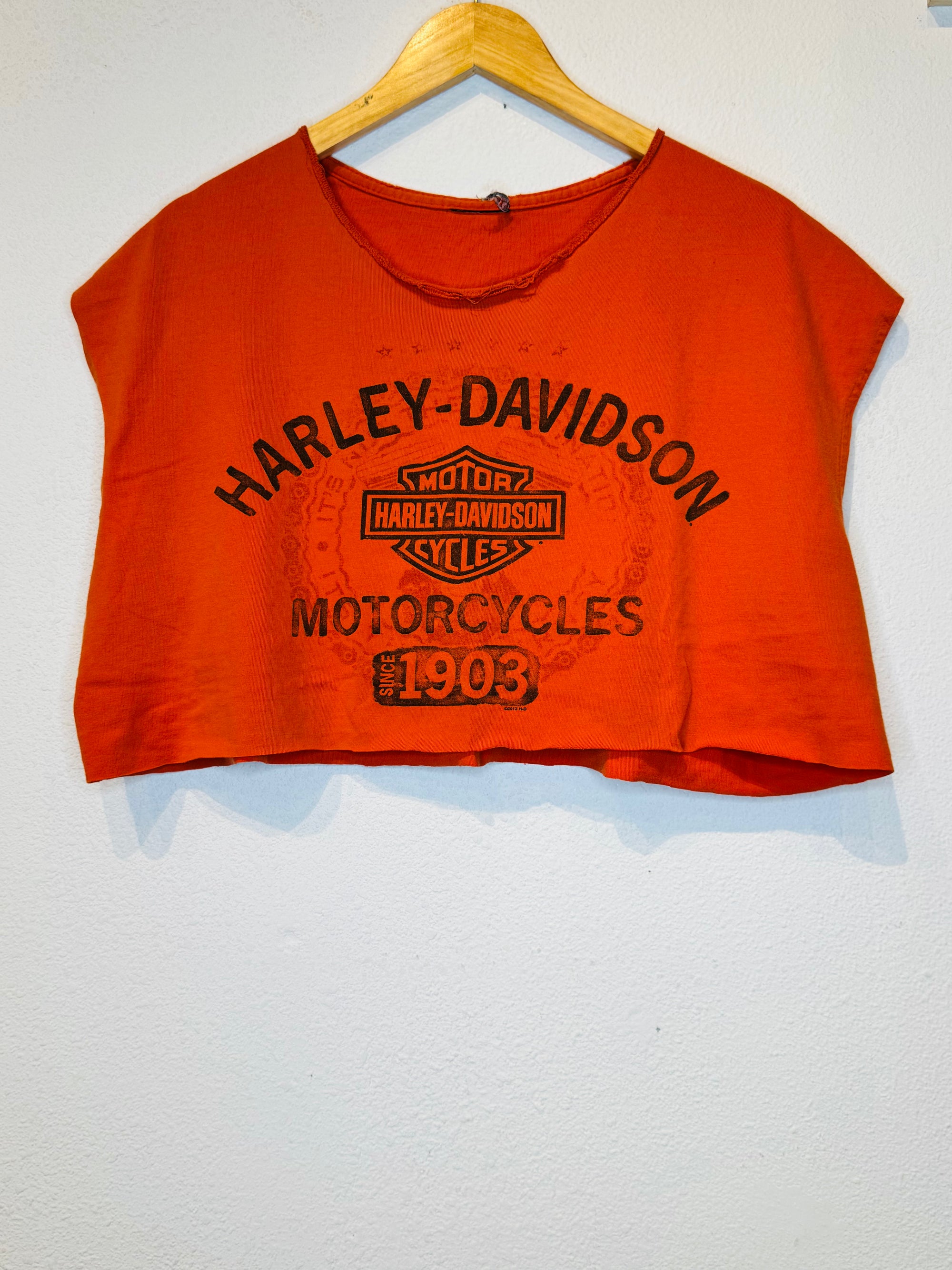 New Hampshere Harley Vintage Crop Tank
