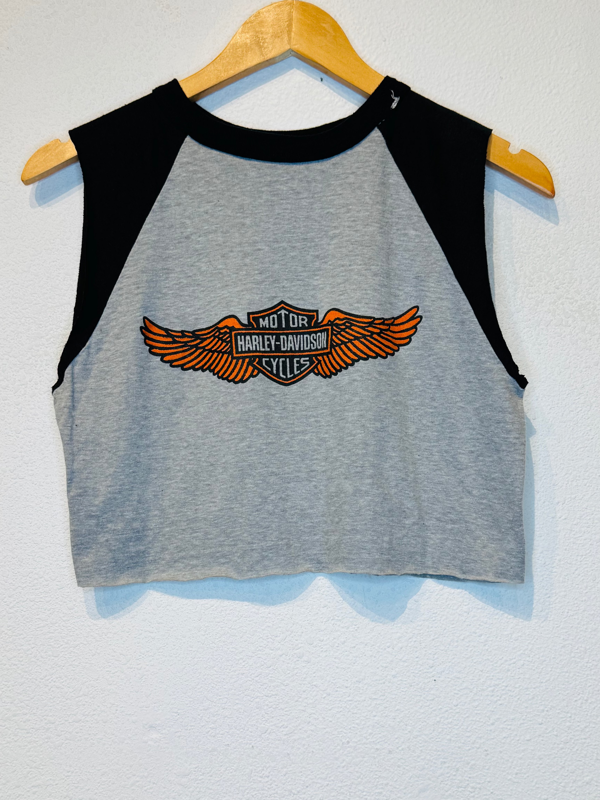 Harley Wings Vintage Crop Tank