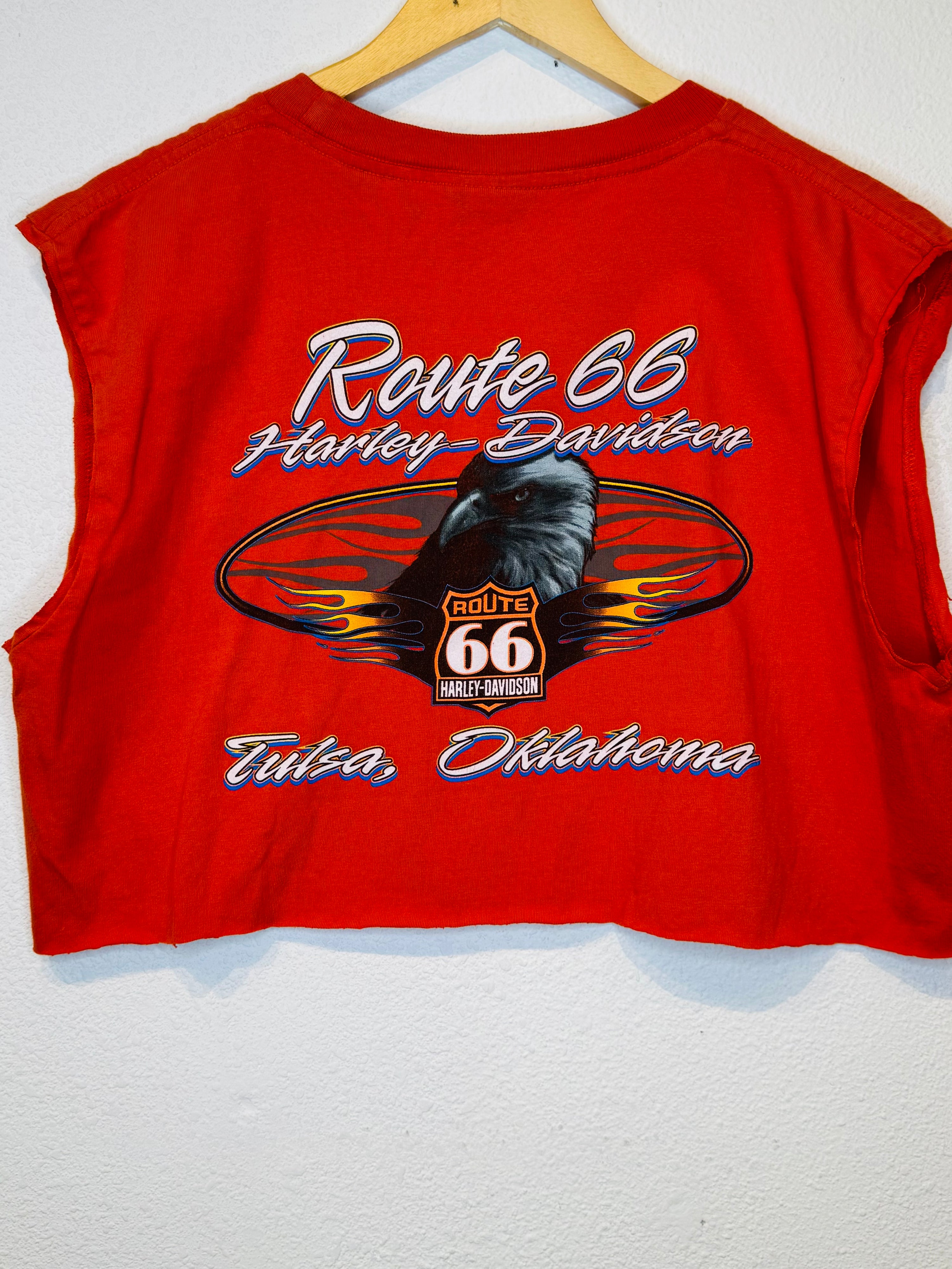 Tulsa Harley Vintage Crop Tank