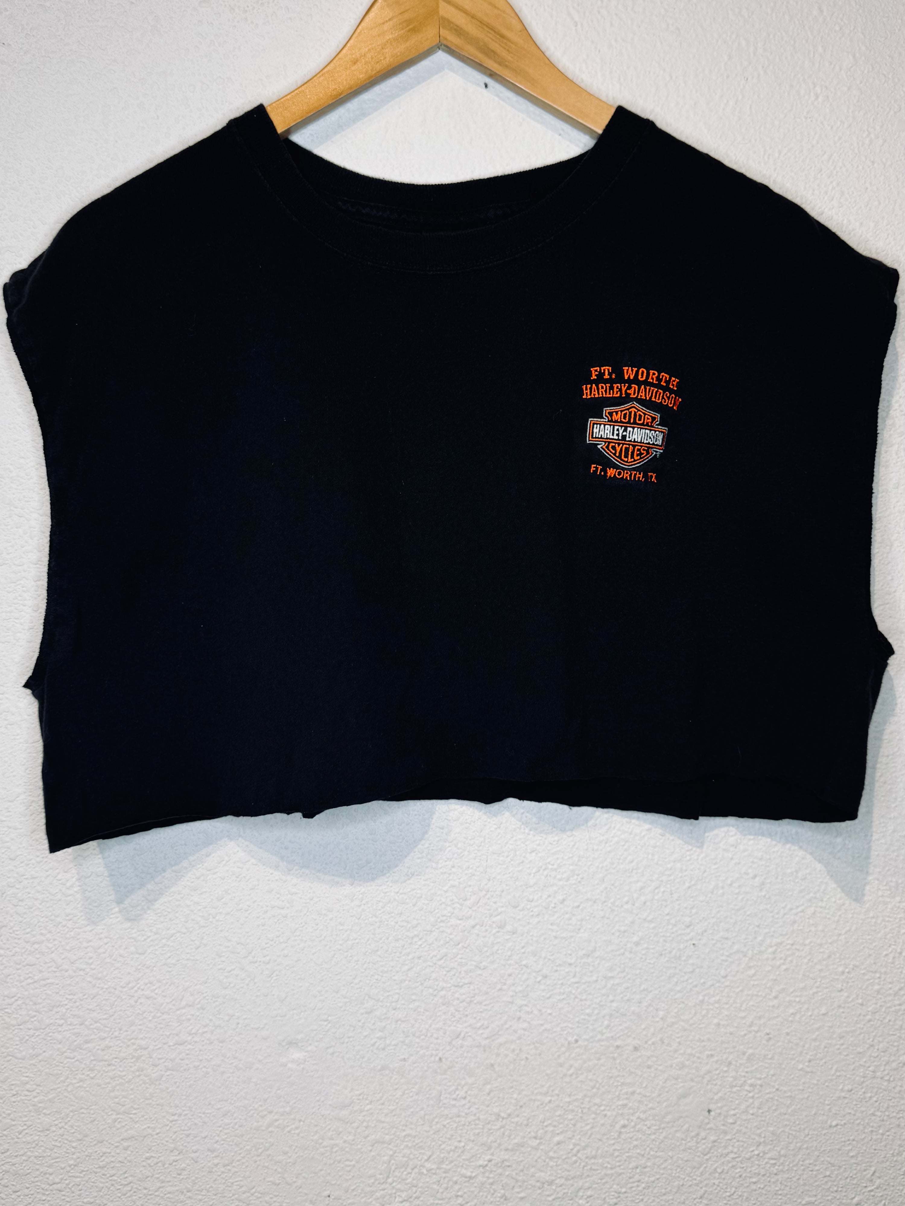 Ft Worth Harley Vintage Crop Tank