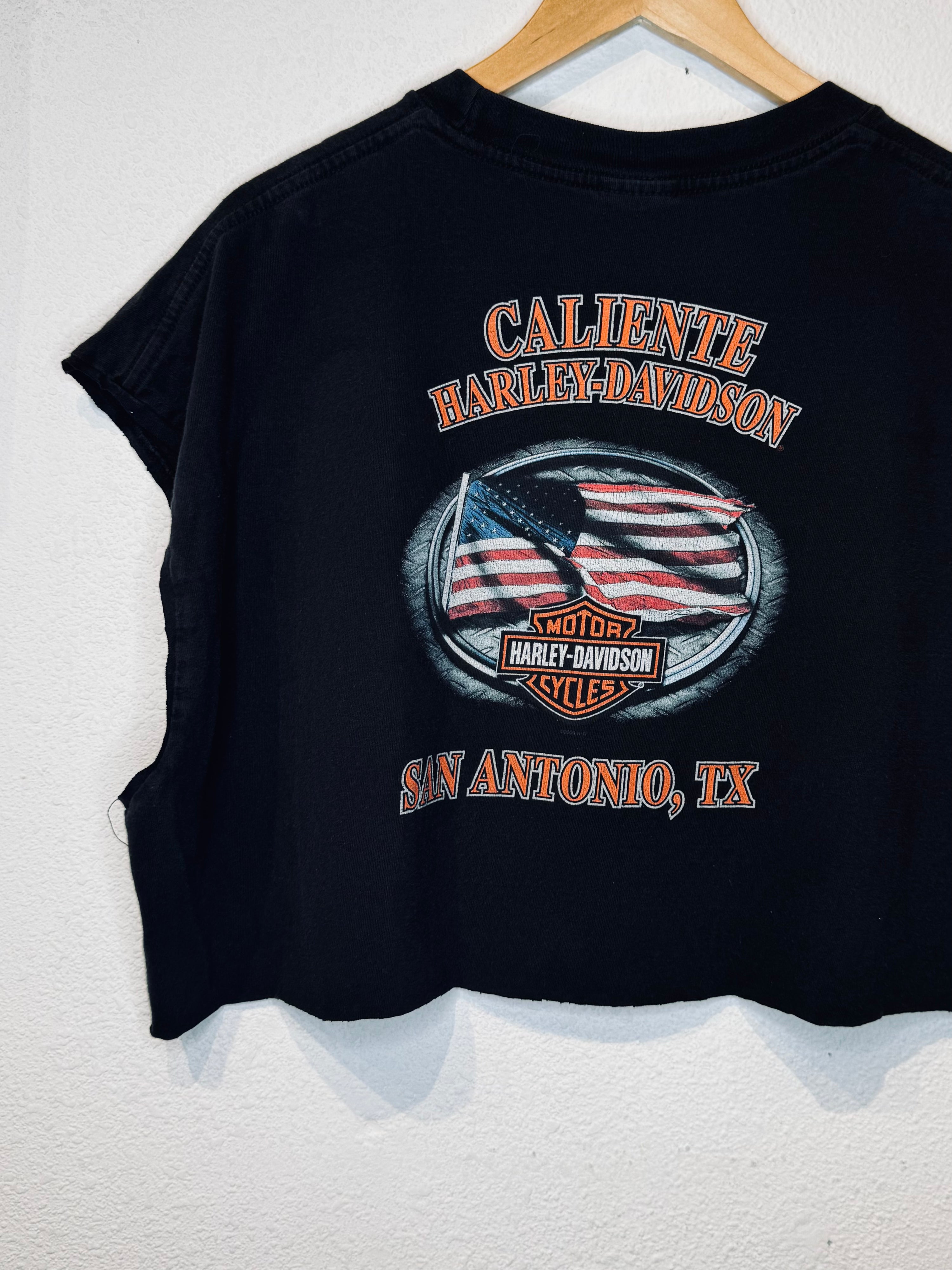 San Antonio Harley Vintage Crop Tank