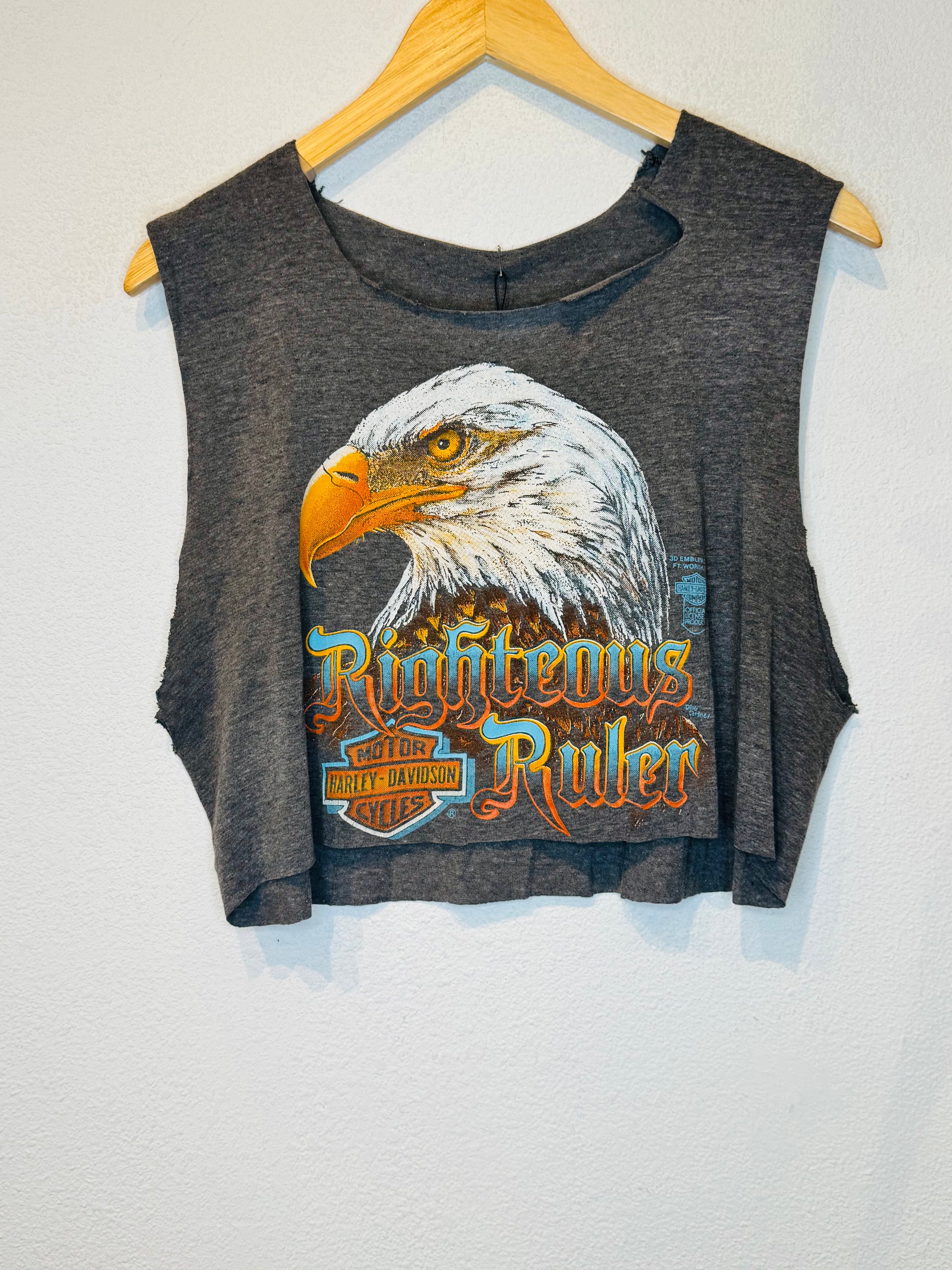 Righteous Ruler Harley Vintage Crop Tank