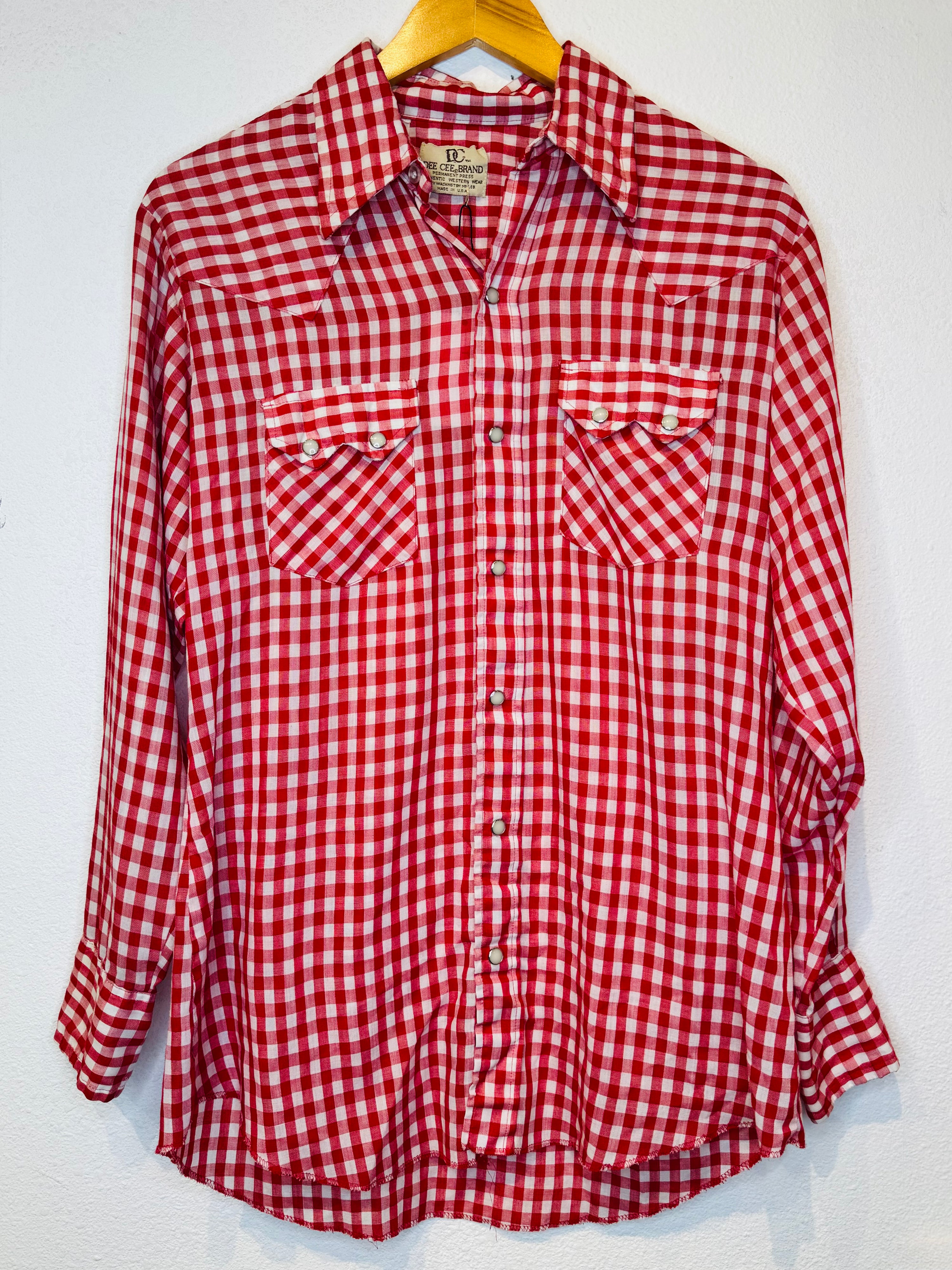 Check Vintage Pearl Snap