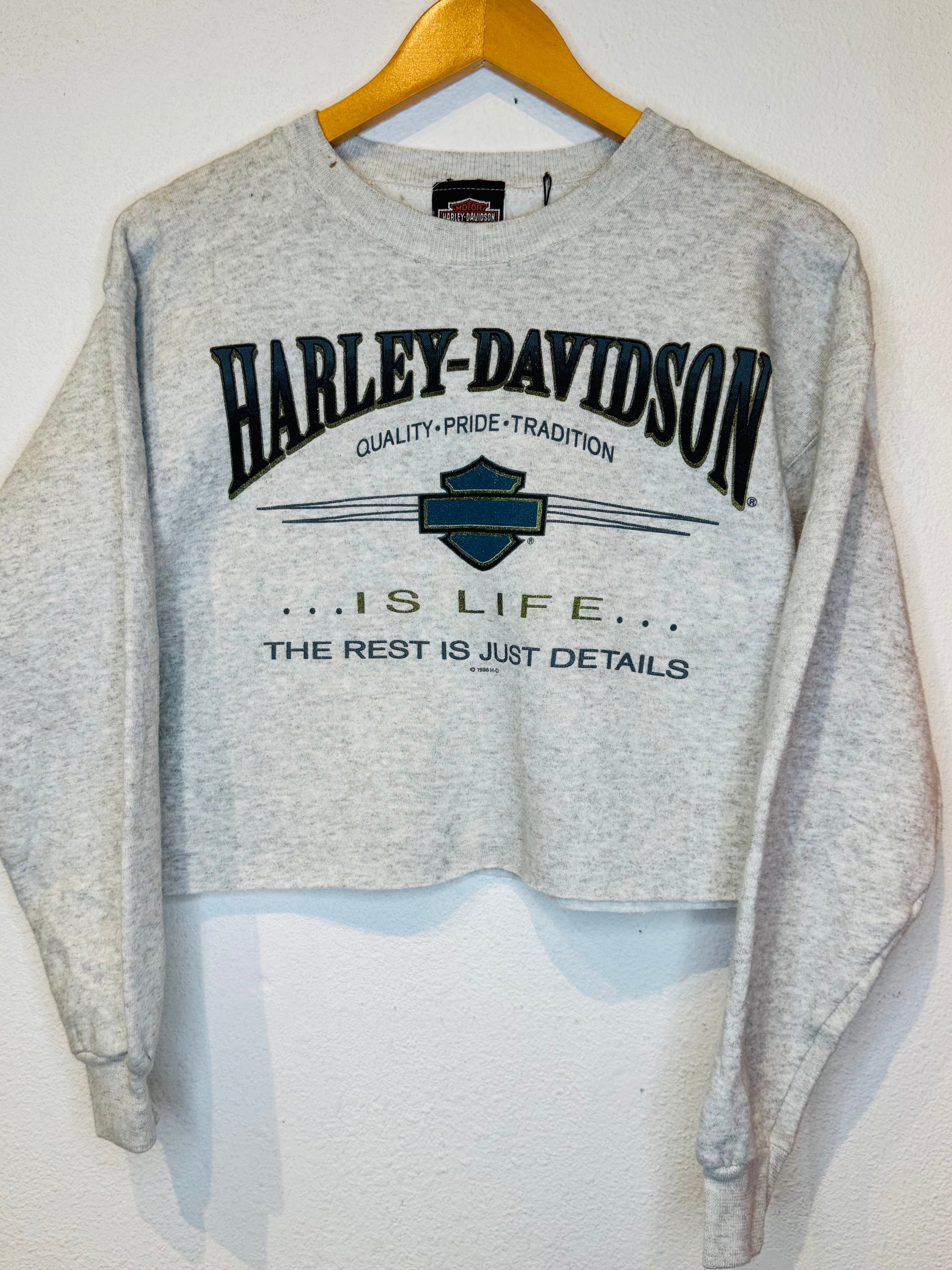 Ohio Harley Vintage Crop Crewneck