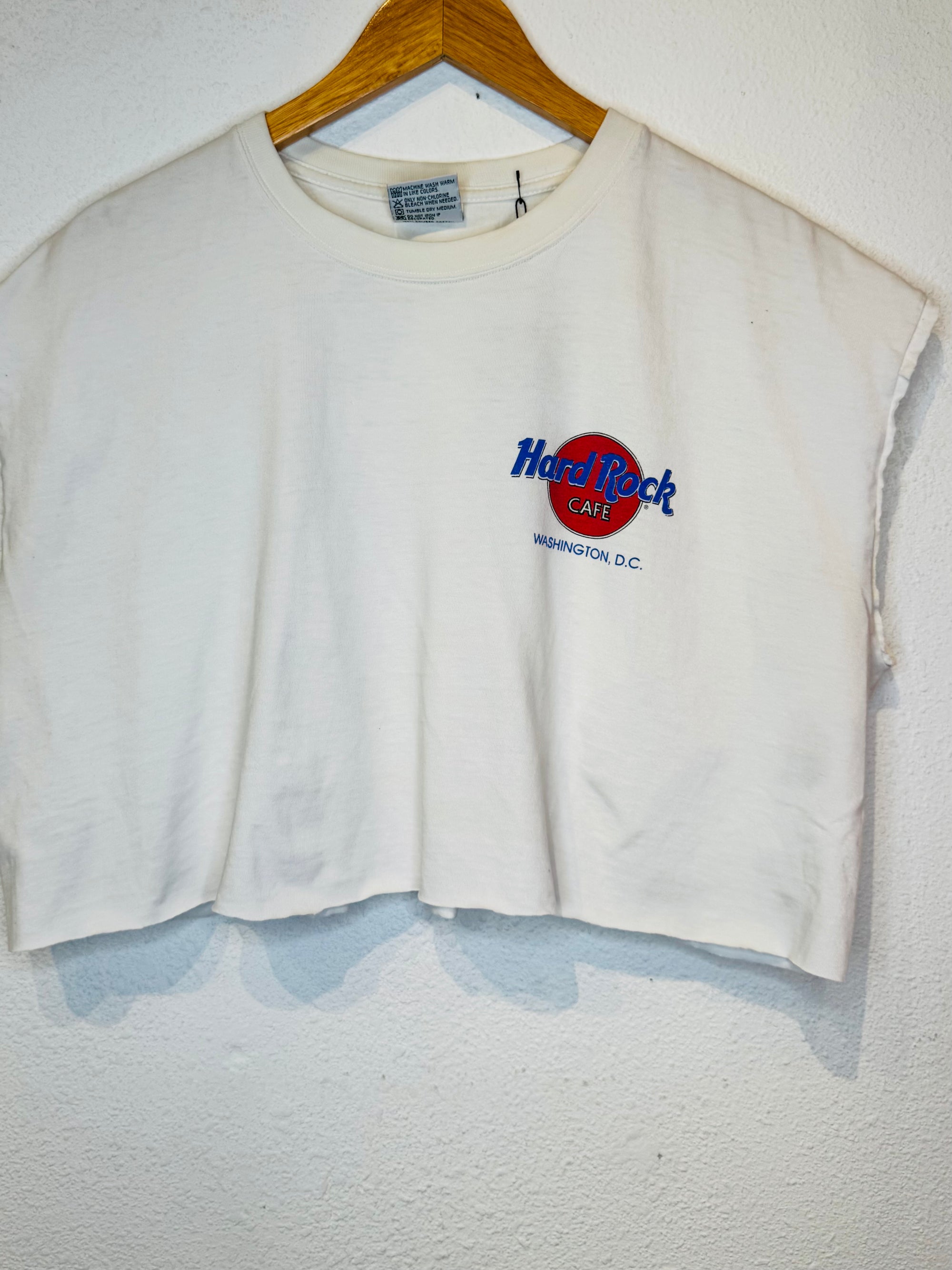 Hard Rock Washington Vintage Crop Tank