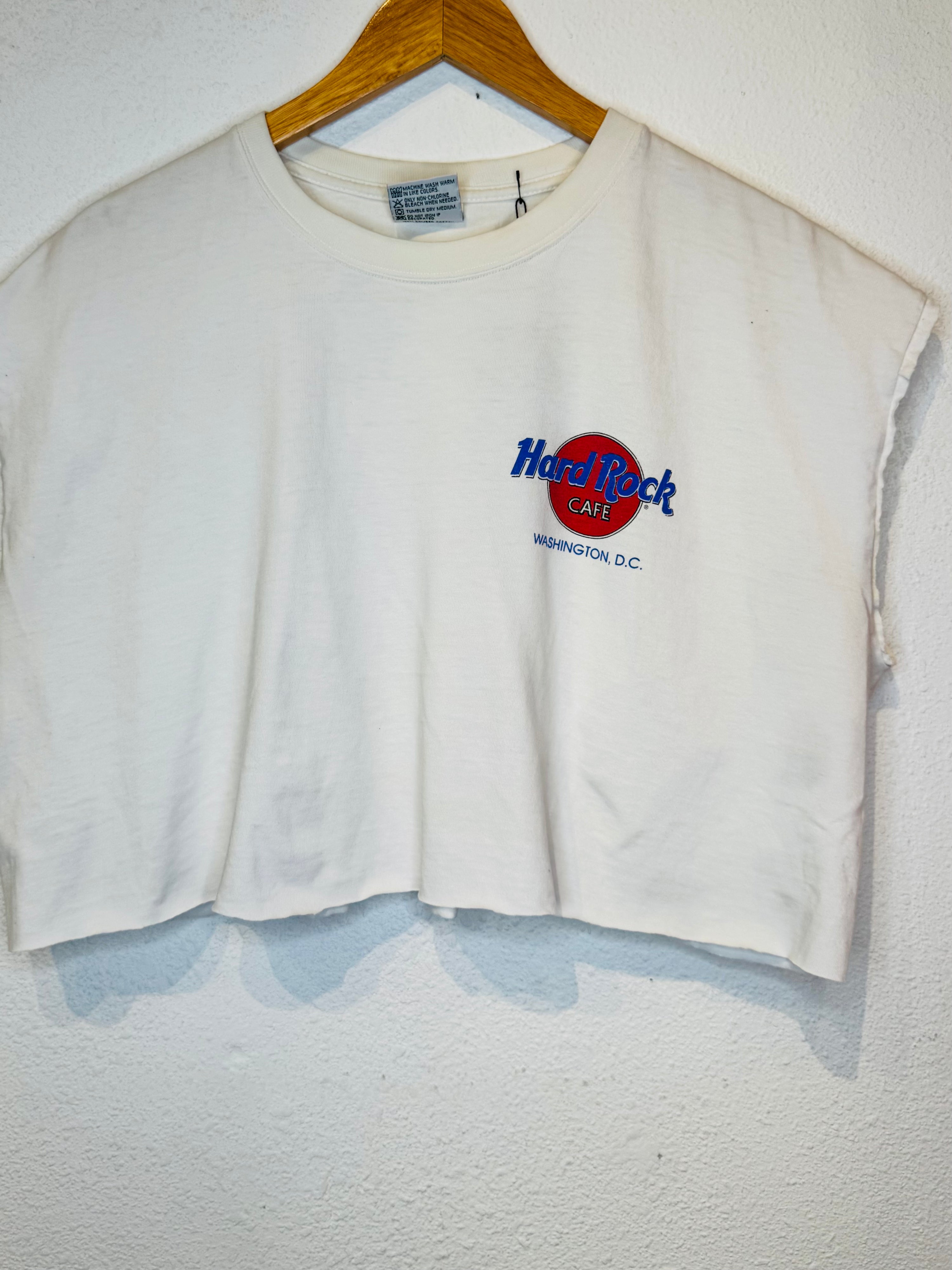 Hard Rock Washington Vintage Crop Tank