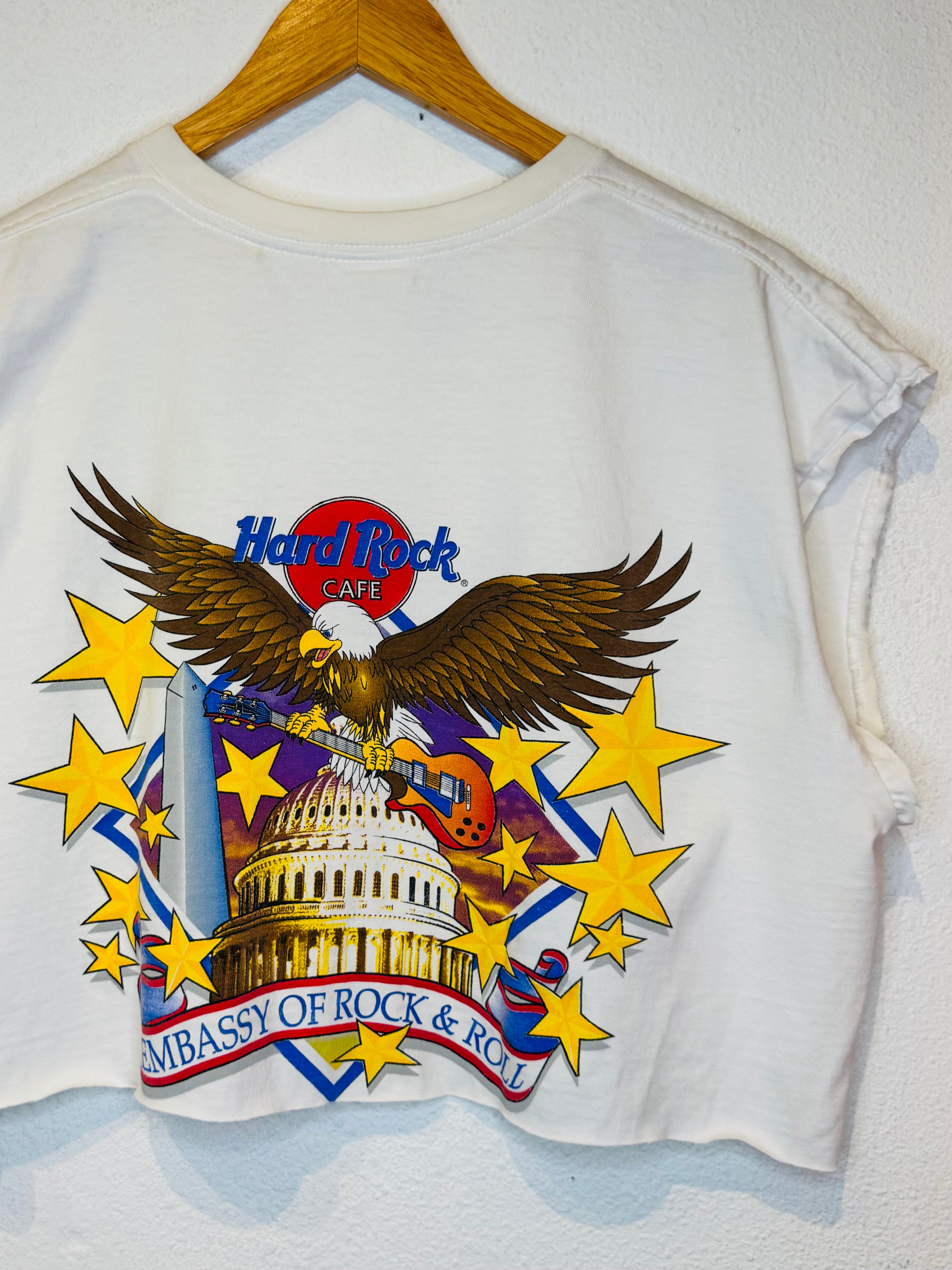 Hard Rock Washington Vintage Crop Tank