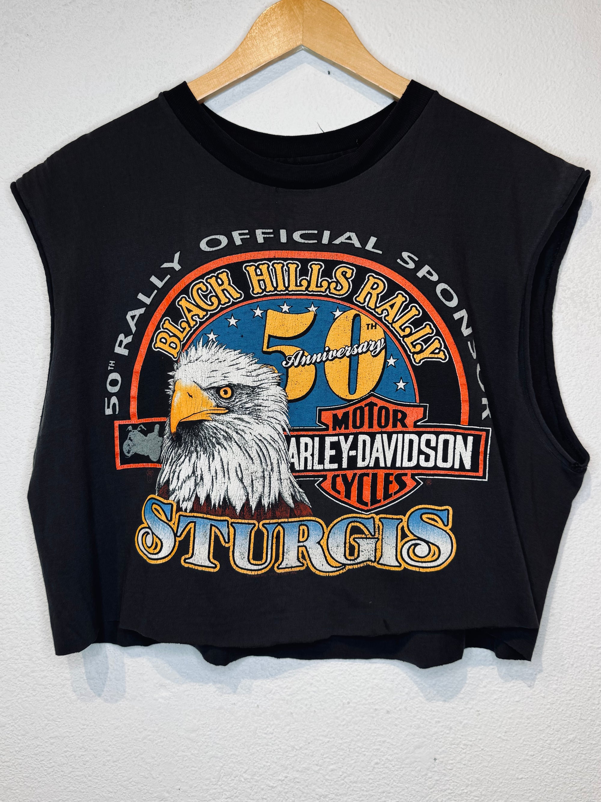 Sturgis Harley Vintage Crop Tank