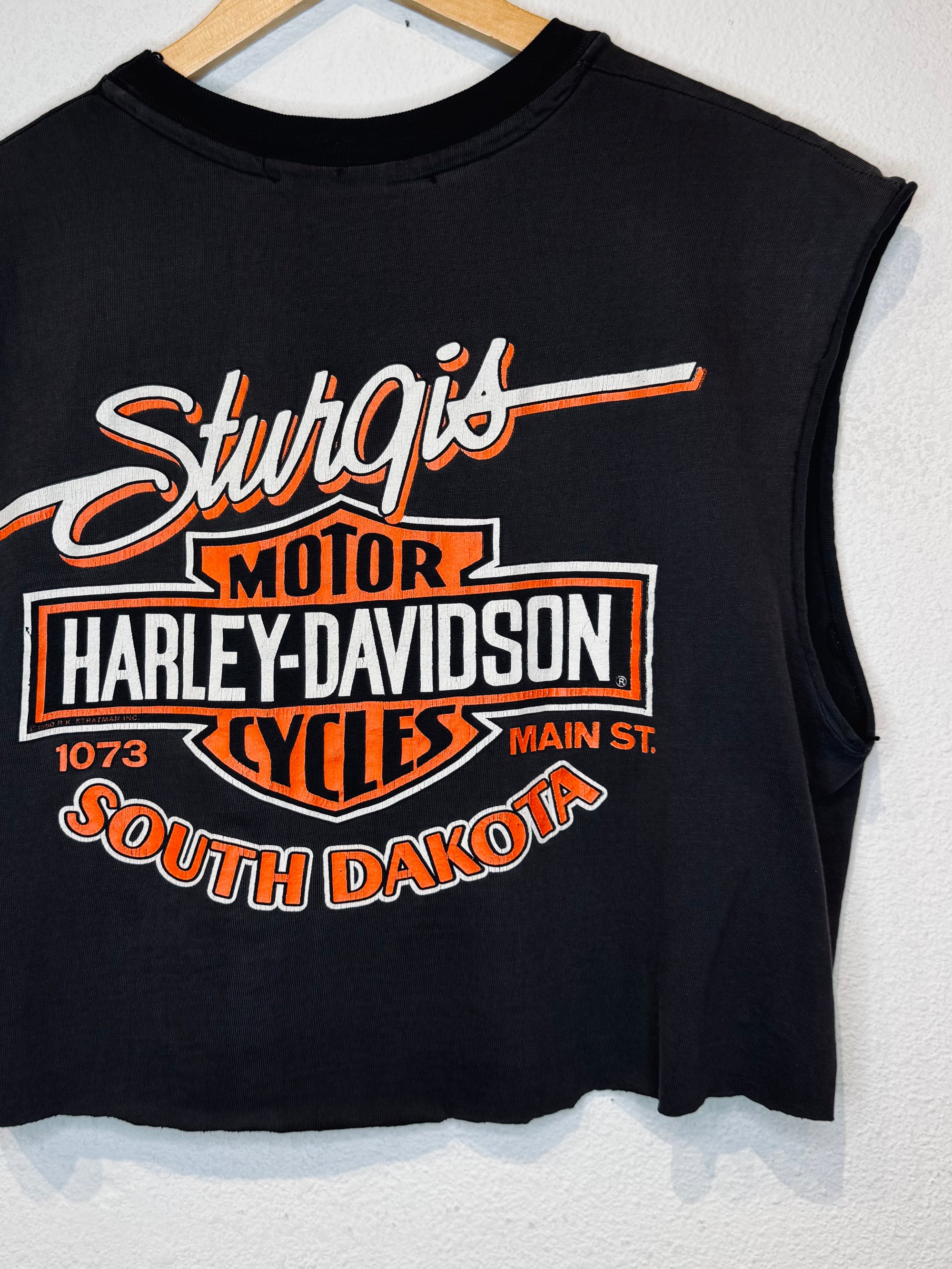 Sturgis Harley Vintage Crop Tank
