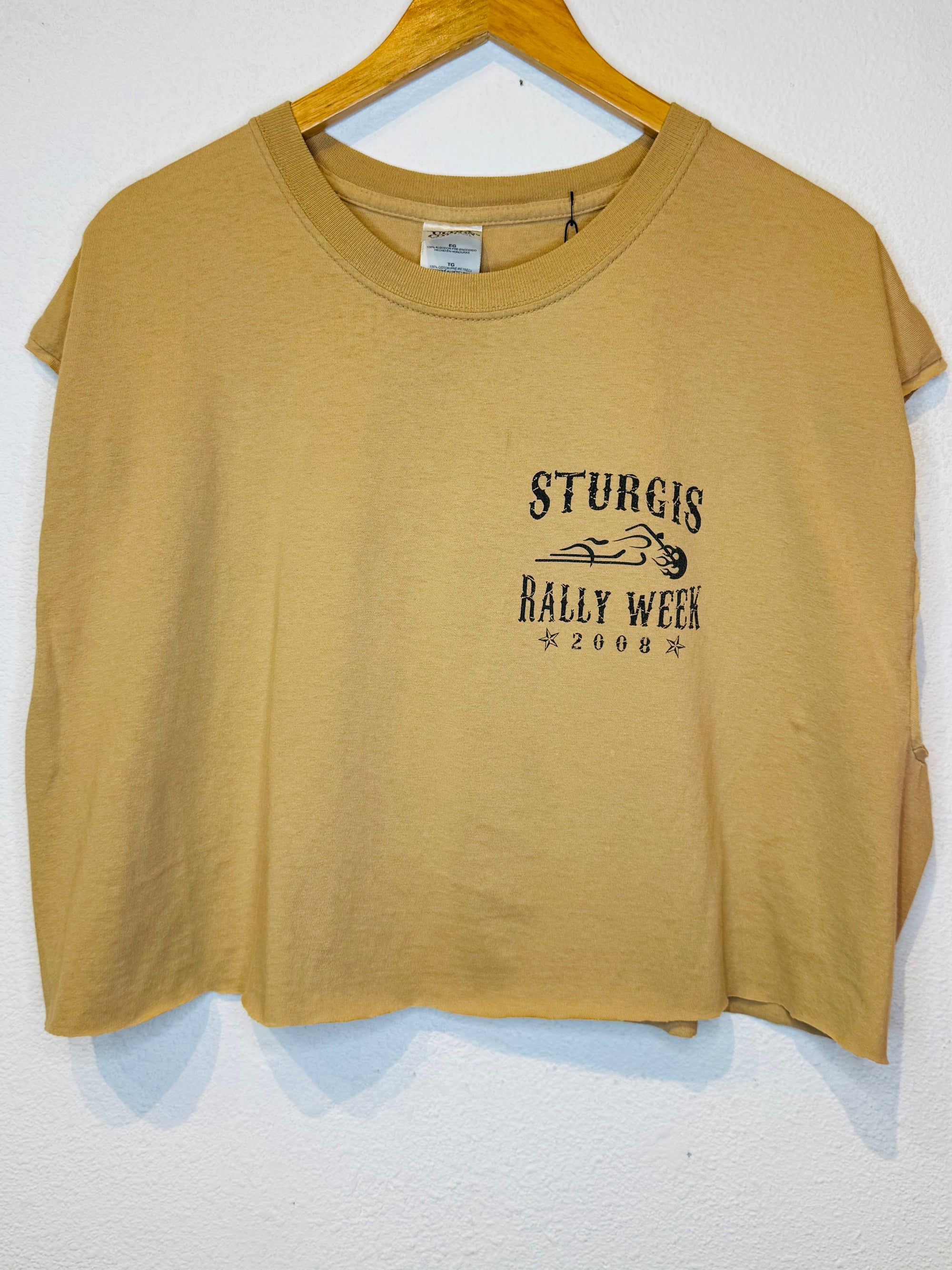 Sturgis '08 Vintage Crop Tank