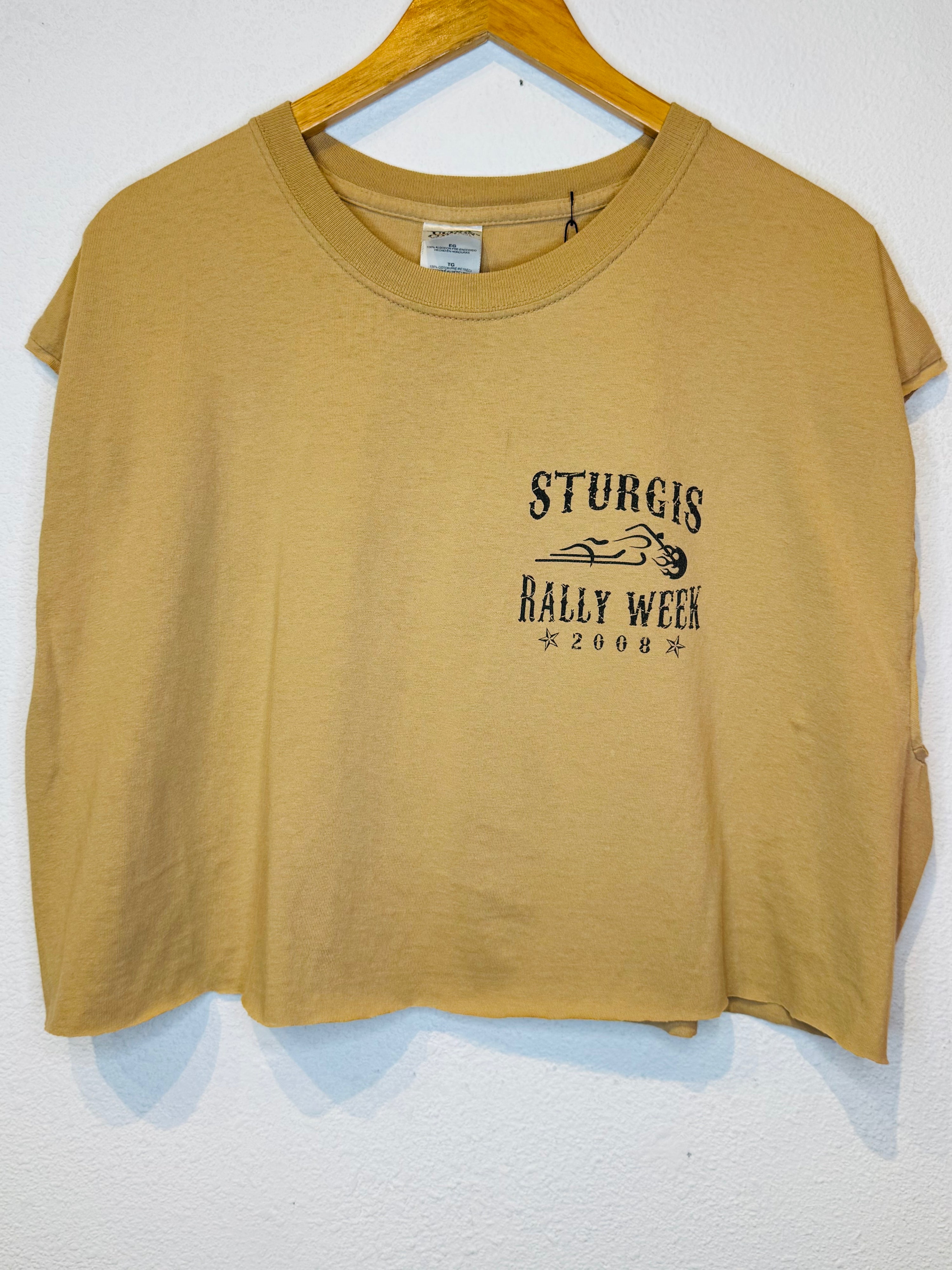 Sturgis '08 Vintage Crop Tank
