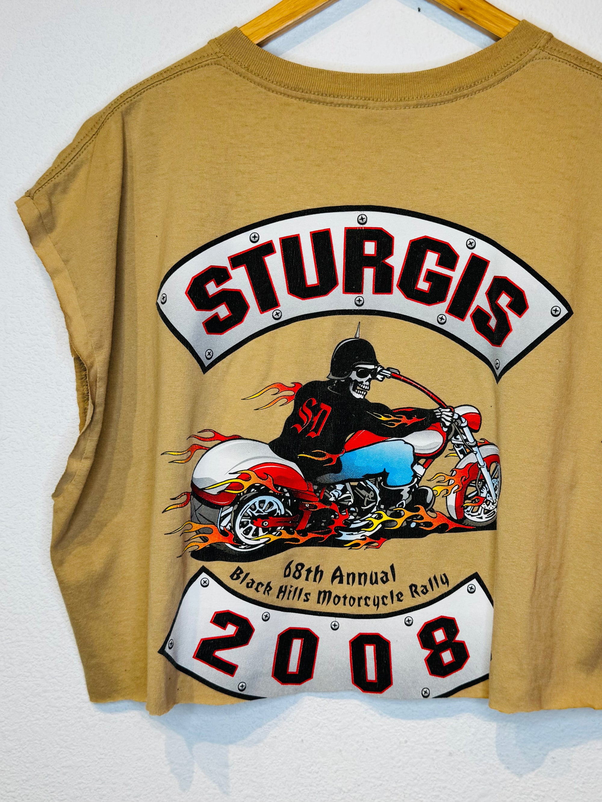 Sturgis '08 Vintage Crop Tank
