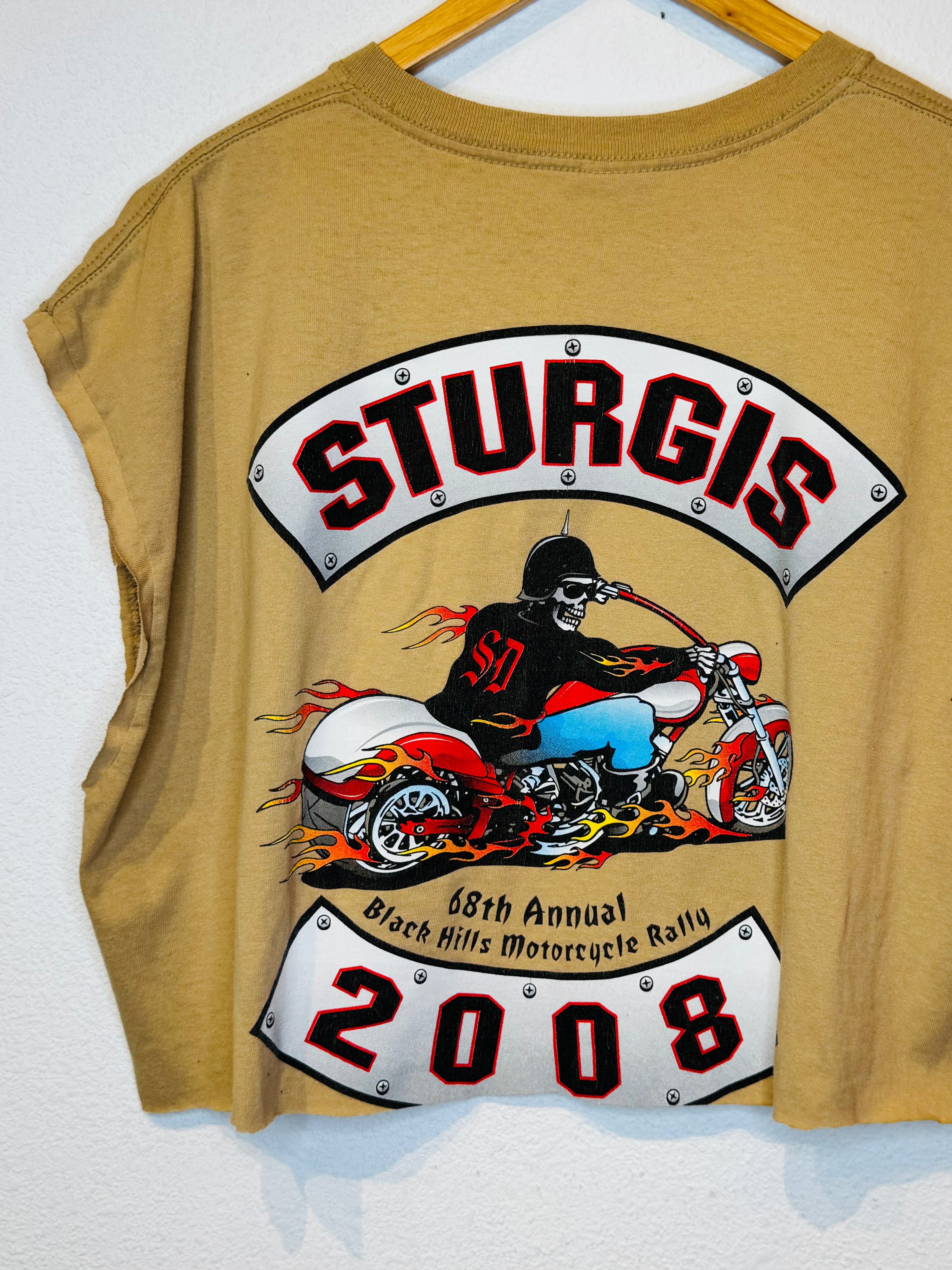 Sturgis '08 Vintage Crop Tank