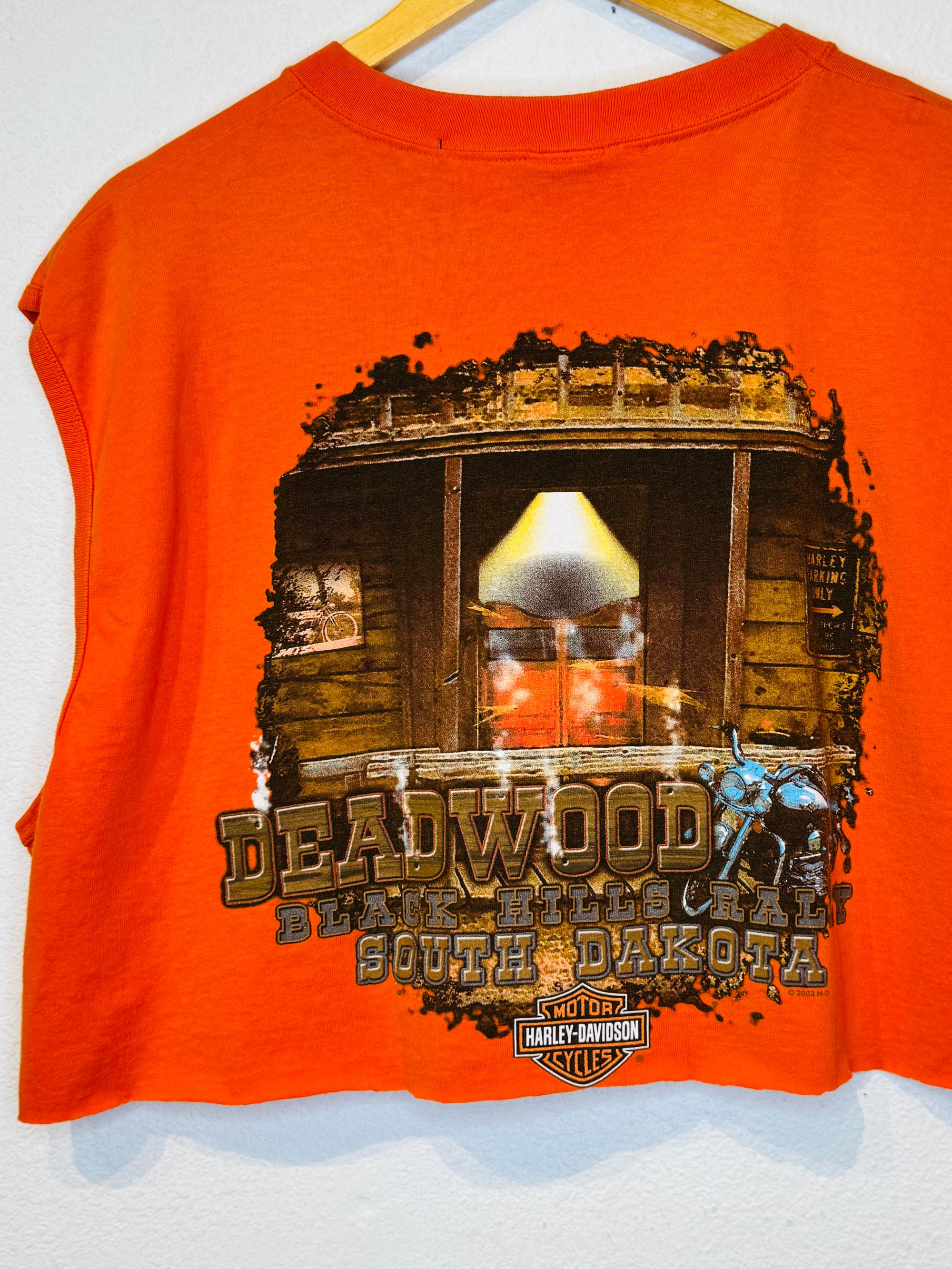 Deadwood Harley Vintage Crop Tank