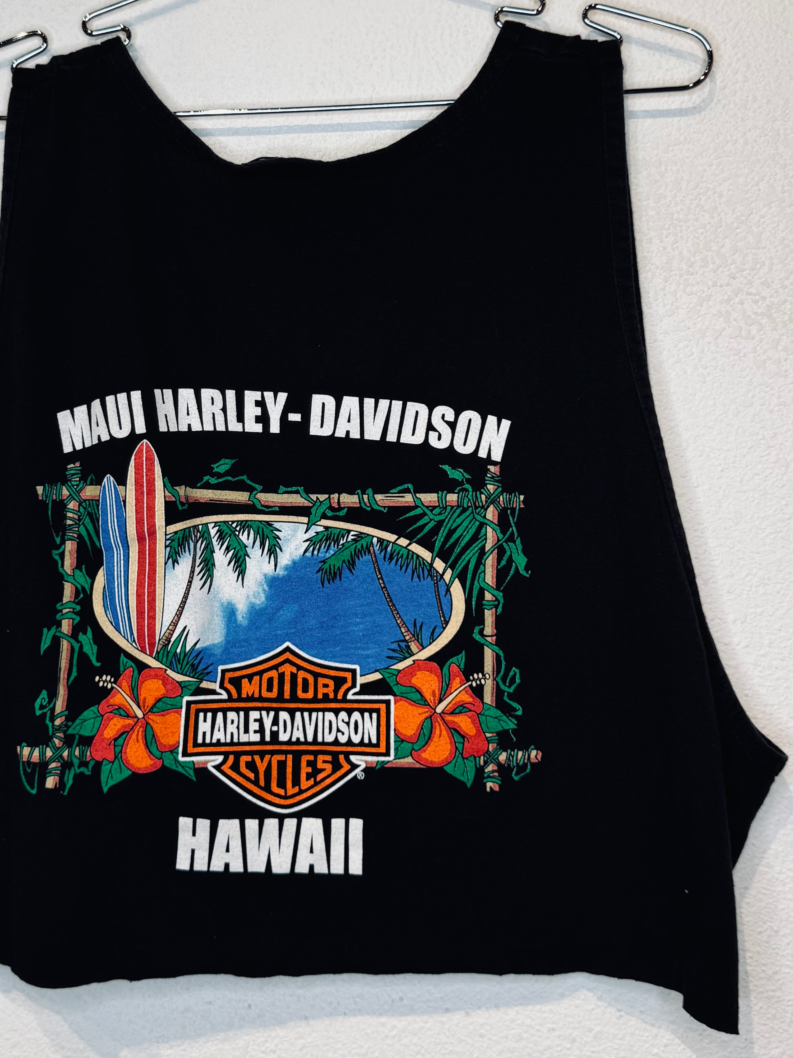 Hawaii Harley Vintage Crop Tank