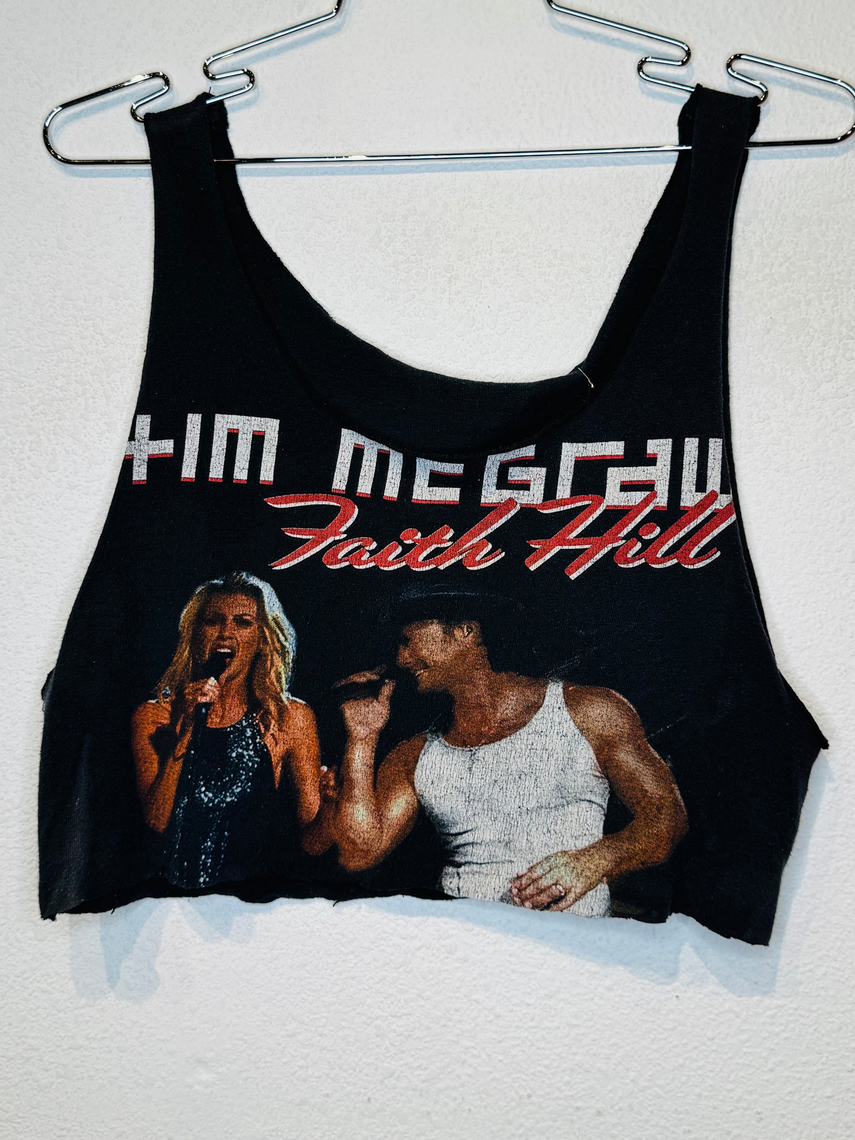 Tim McGraw Faith Hill Vintage Crop Tank